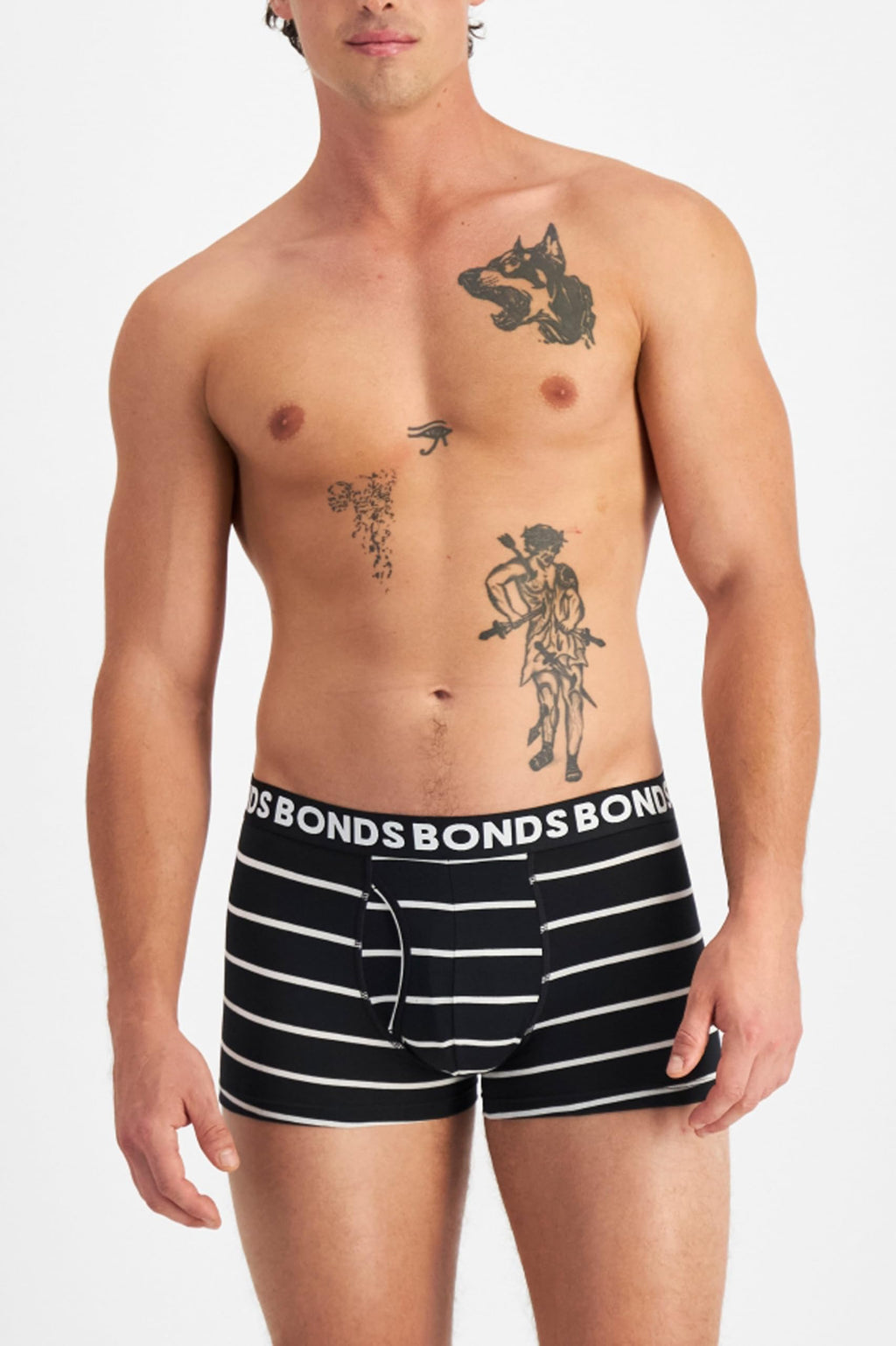 Bonds Men's Classic Everyday Trunk Underwear in Cotton Blend For Men, 3-Pack