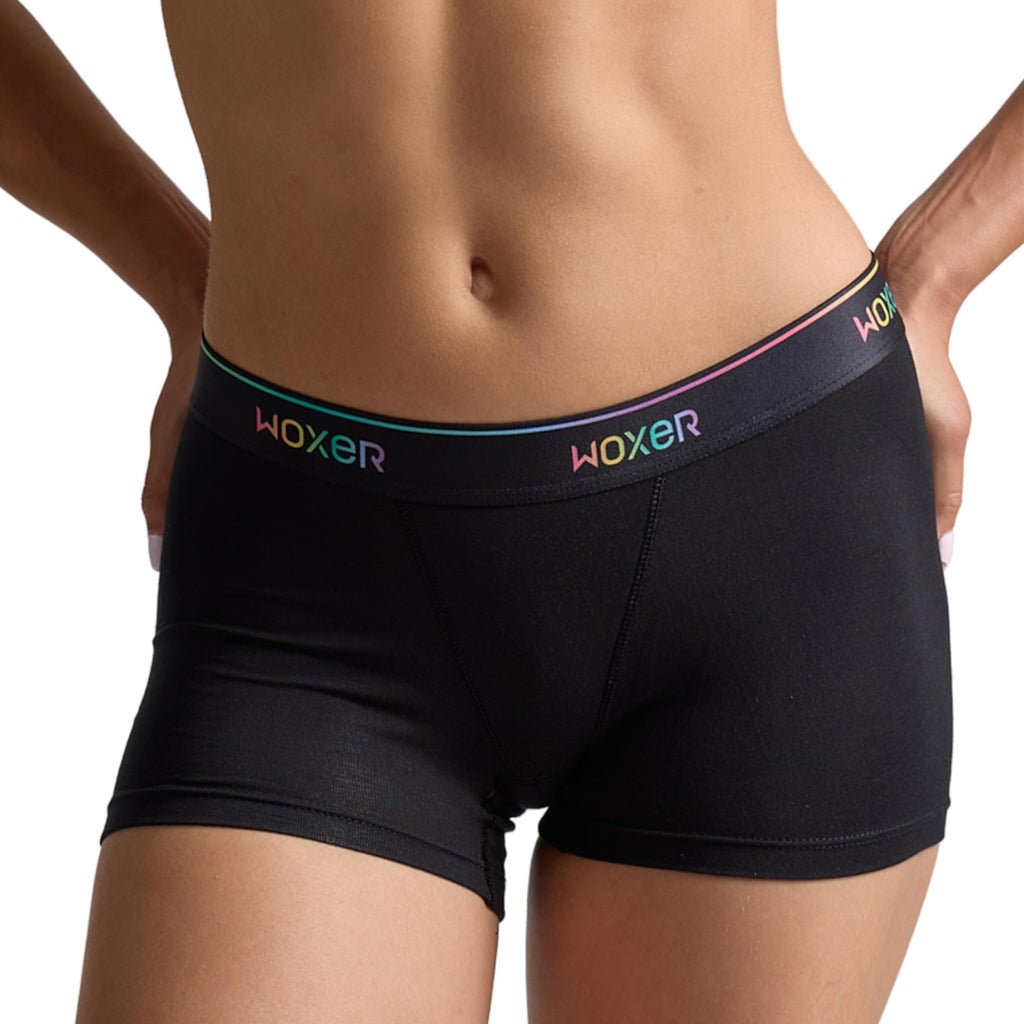 Woxer Womens Boxers - Star 3" Boy Shorts Underwear for Women - Boxers for Women