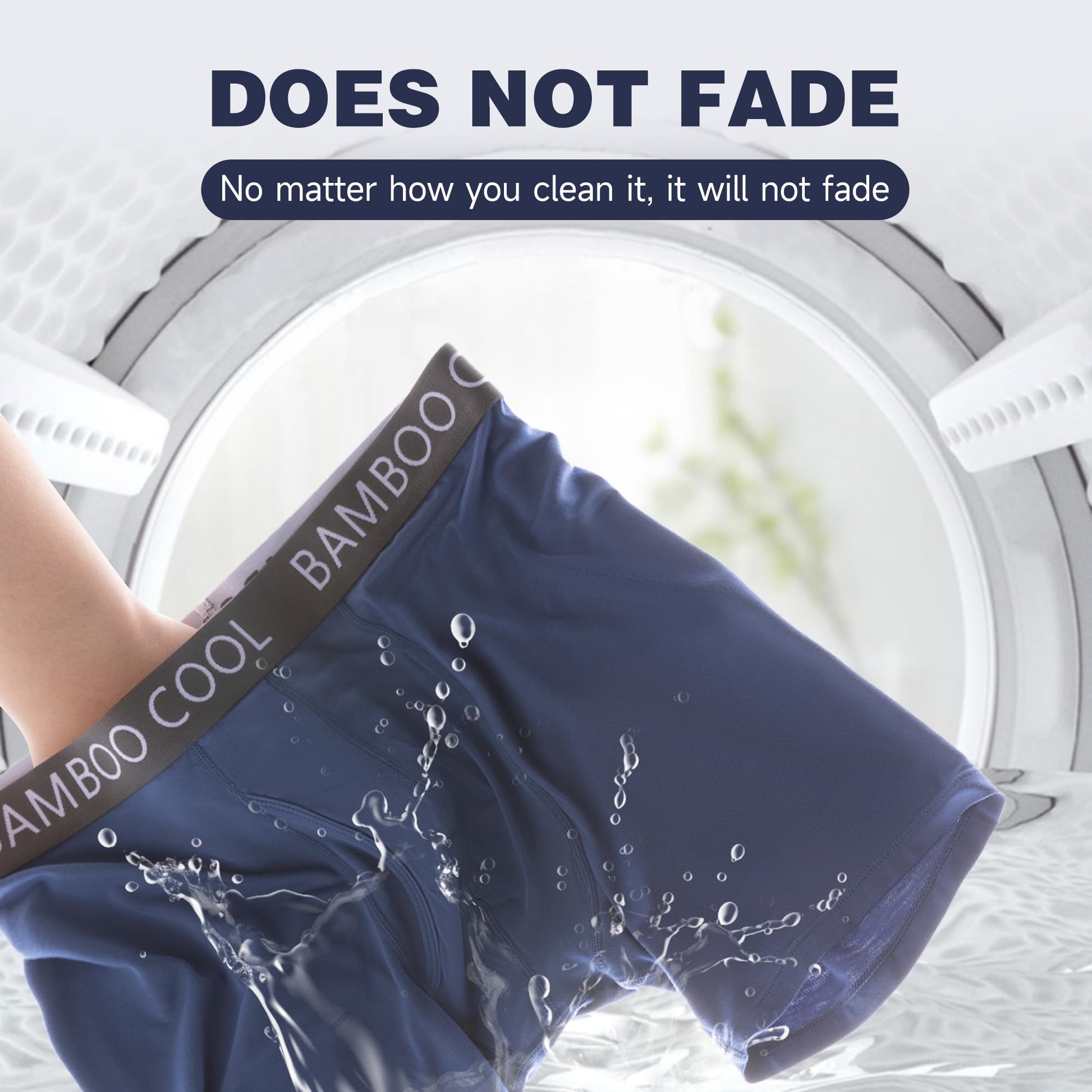 BAMBOO COOL Men's Ultra ComfortSoft Underwear, Moisture Wicking & Breathable No Ride Up Boxer Briefs with Fly, Multipack