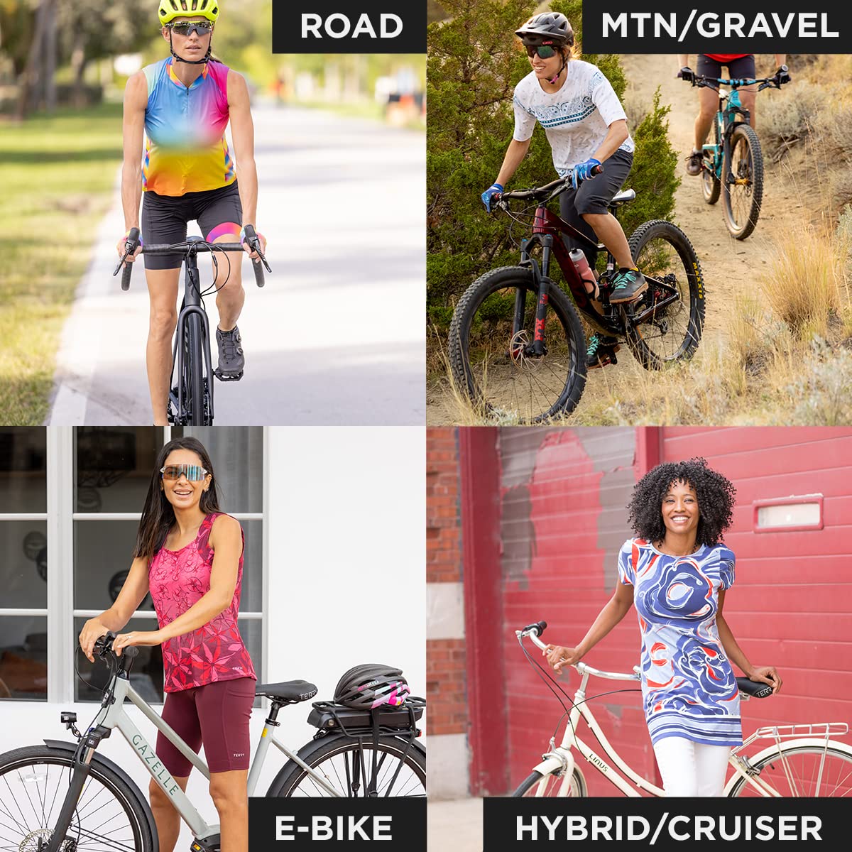 Terry Coolweather Cycling Padded Tights for Women - Regular 29 inch Inseam Thermal Pants - Black, Medium