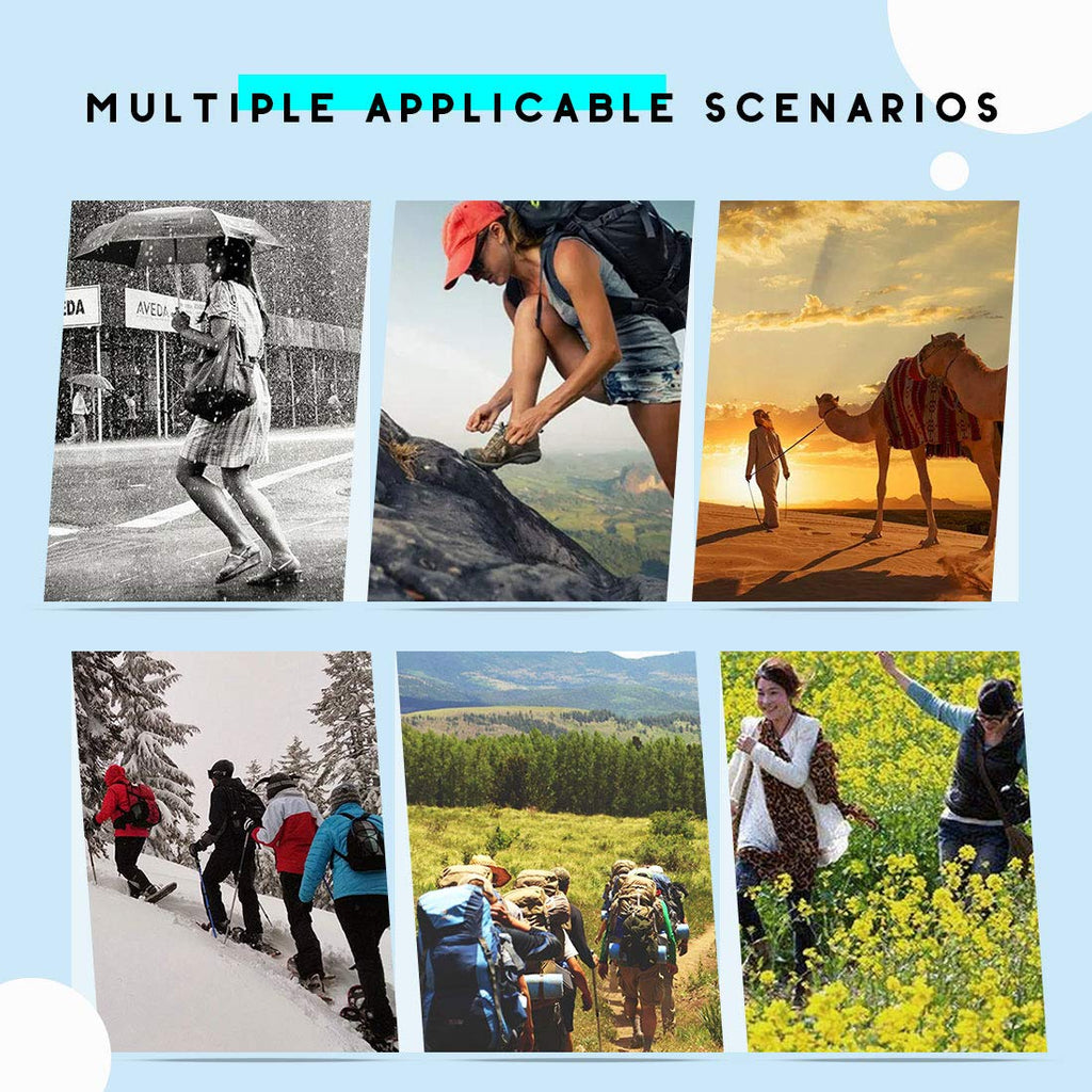 Hilitchi Black Men Waterproof Rainstorm Rainy Day Rain Suit Raingear Motorcycle Outdoor Protective Gear Rain Boot Shoe Cover Zipper US 10 11 Euro 44 45 Black