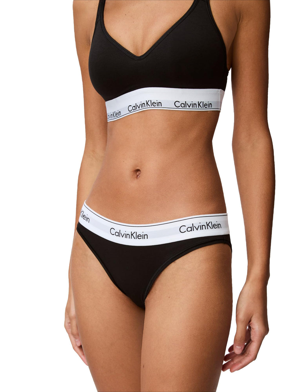 Calvin Klein Modern Cotton Stretch Bikini Panty, Black, Medium