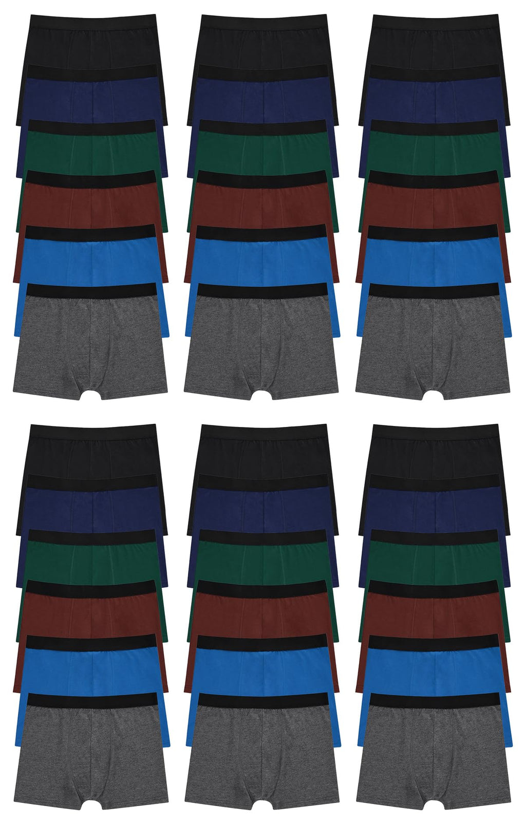 BILLIONHATS Case Pack of 720 Pieces Men Cotton Briefs in Bulk for Homeless Shelter Donating, Wholesale Underwear for Mens