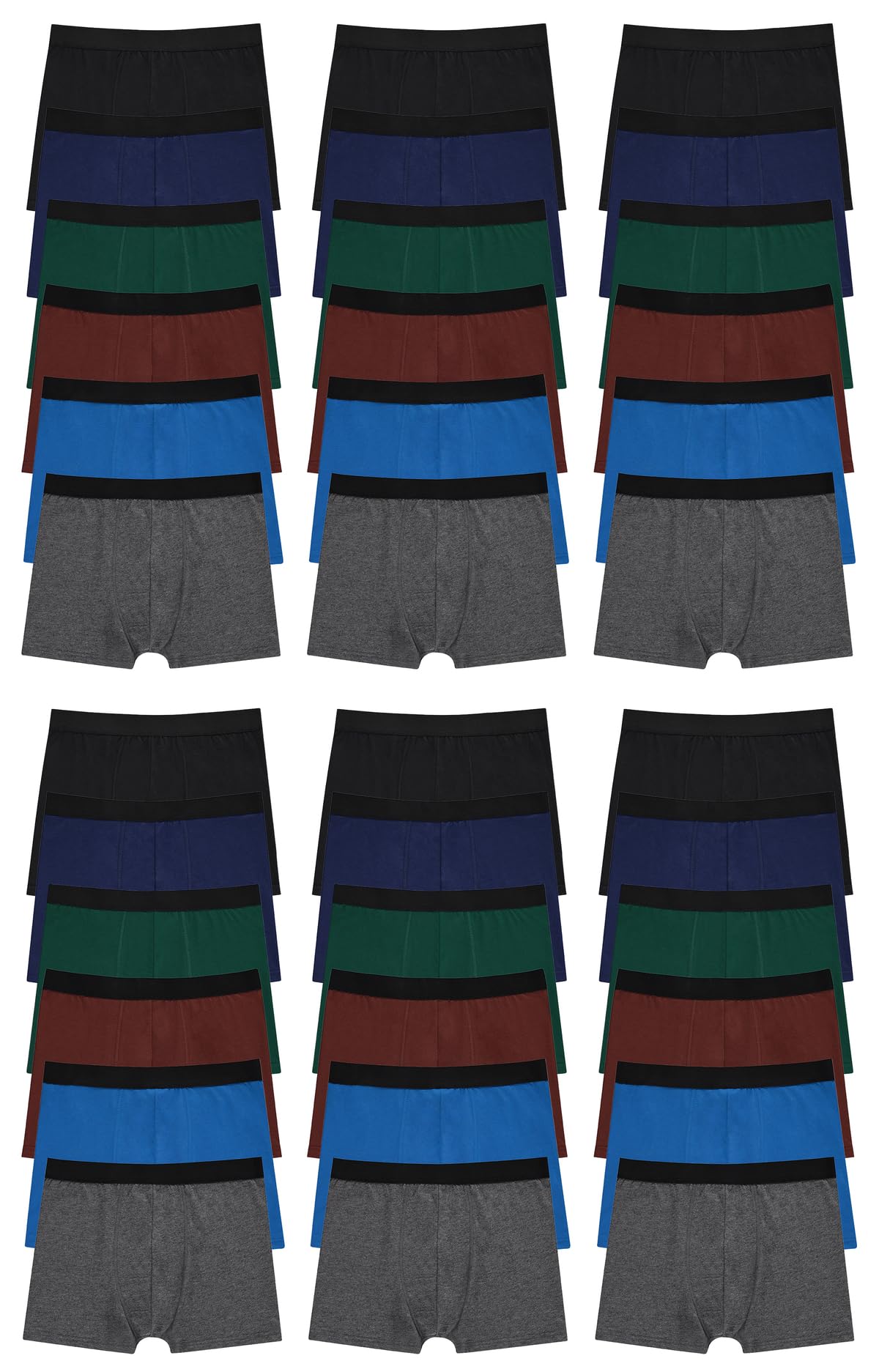 BILLIONHATS Case Pack of 720 Pieces Men Cotton Briefs in Bulk for Homeless Shelter Donating, Wholesale Underwear for Mens