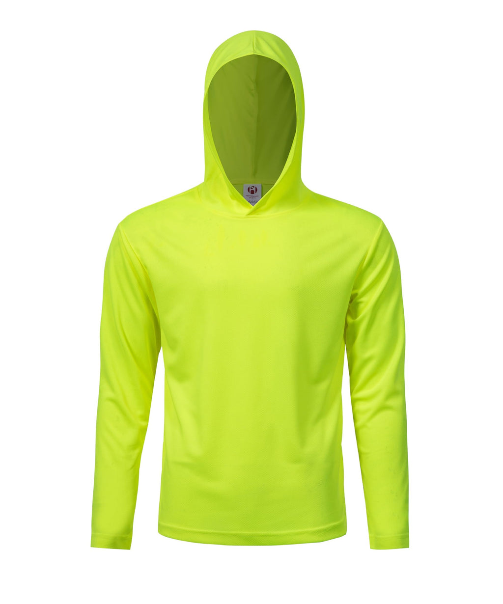 Mens Active Athletic T-Shirts Set Long Sleeve Sun Protective Quick Dry Hoodies Shirt 5 Pack M