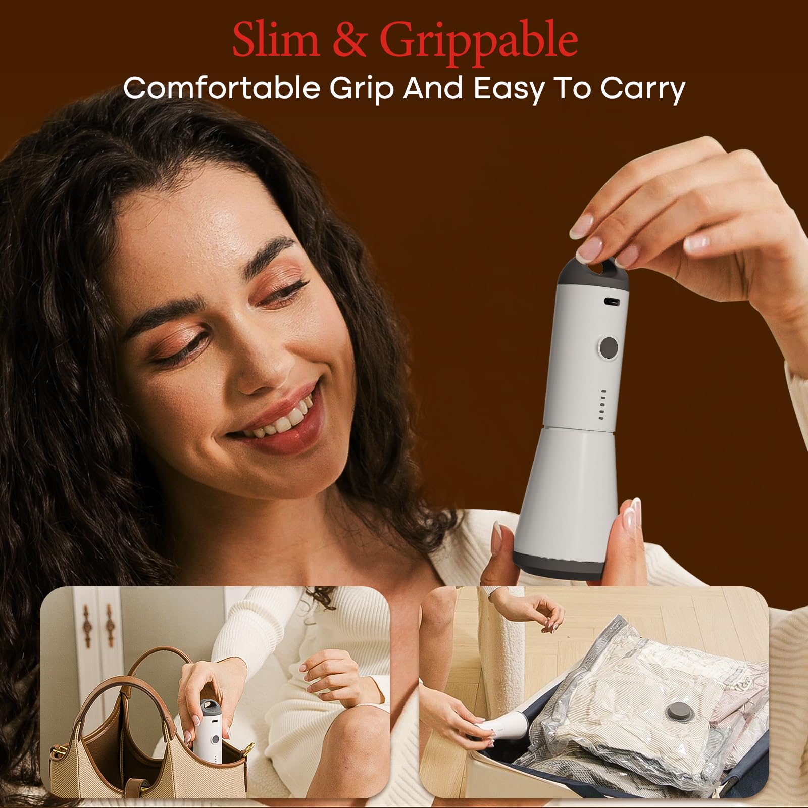 Vacbird Vacuum Bags for Travel with Rechargeable air Pump, 15 Pack Carry-on Size Compression Packing Bags for Luggage and Suitcase, Space Saver for Clothes and Clothing Travel