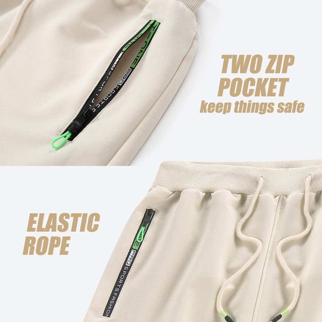 YTD Men's Shorts Casual Classic Fit Drawstring Summer Beach Shorts with Elastic Waist and Pockets L Blue