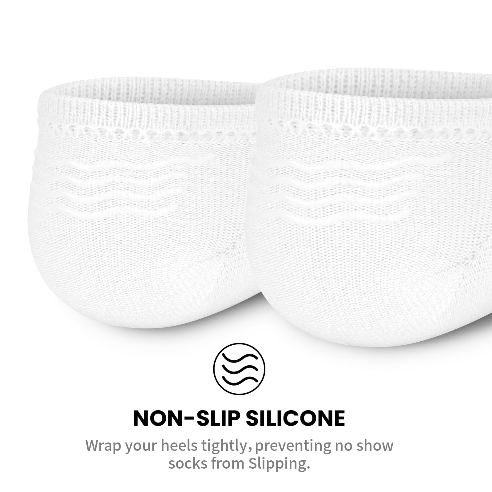 wernies No Show Socks for Women - 8 Pairs Low Cut Invisible Casual Short Ankle Socks for women Black/White/Gray 5-8