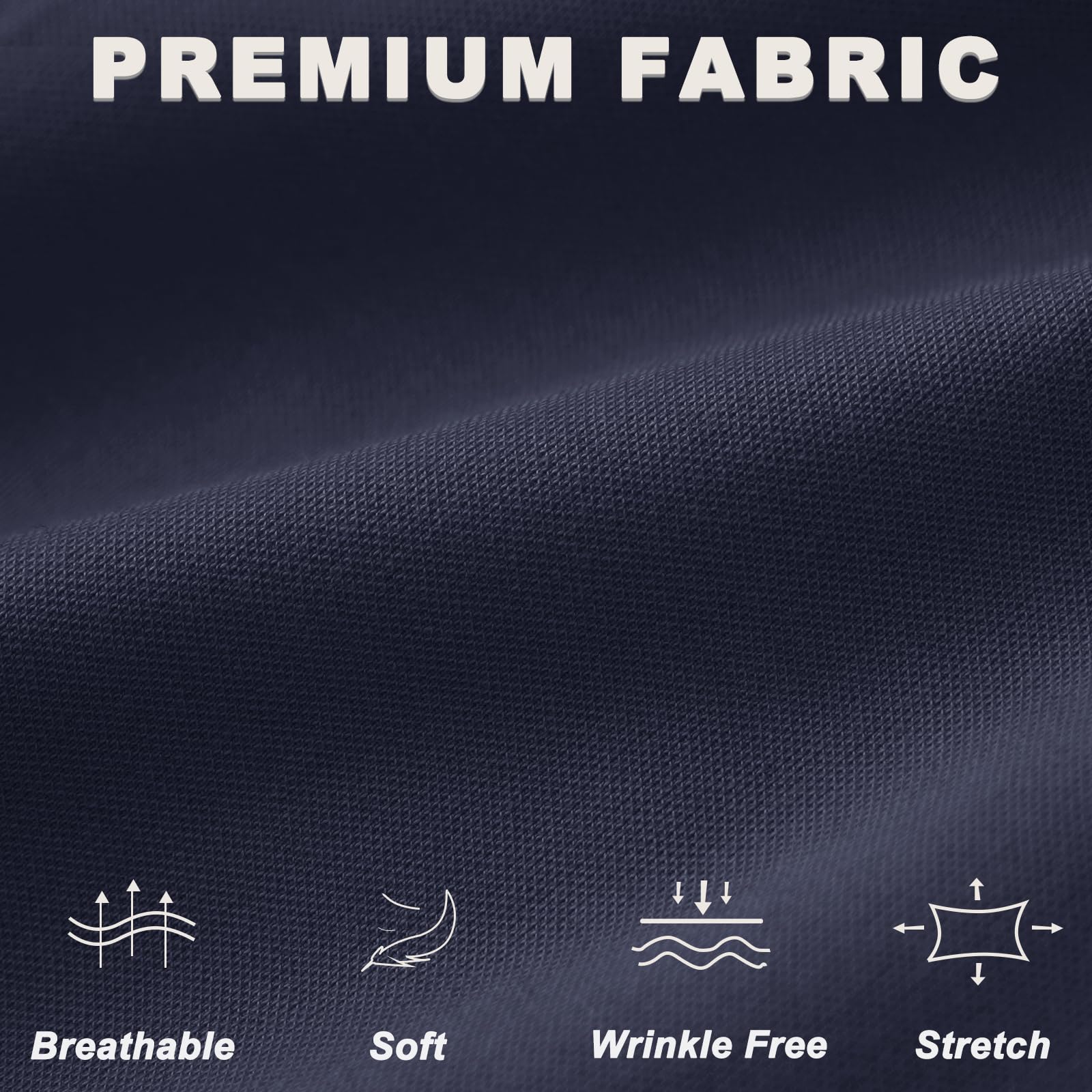 iChosy Women's Stretchy Straight Leg Dress Work Pants Business Office Casual Slacks with Pockets Navy 14 Tall