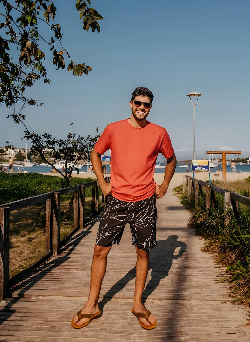 KuaiLu Mens Leather Flip Flops Arch Support Summer Beach Pool Water Thong Sandals Waterproof Essentials Walking Shoes Slip on Orthotic Casual Sport Cushioned Wide Slides Shower Slippers Khaki Size 11