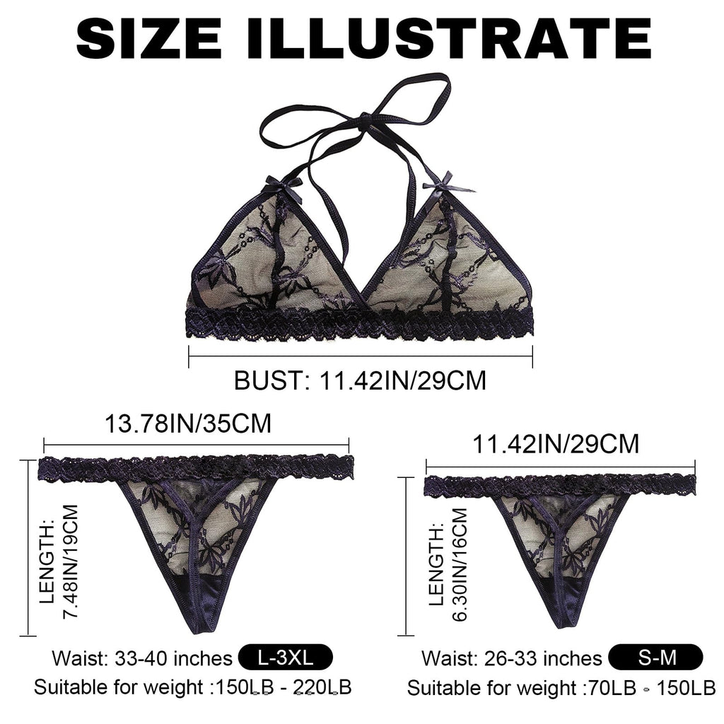 Oqeiplx Personalized Thongs with Names Bra Set,Custom Sexy Lace Thongs with Name,Personalized Underwear Panties Lace Bikini Set for Women