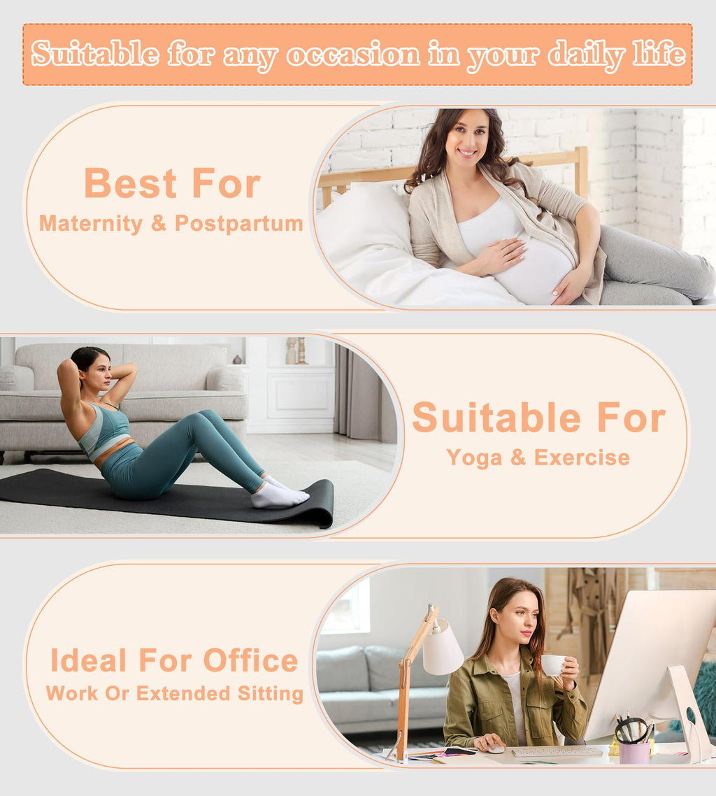 MISSWHO Cotton Underwear Women Pack, Womens Underwear High Waisted Tummy Control Black Briefs C Section Postpartum Ladies Panties Large