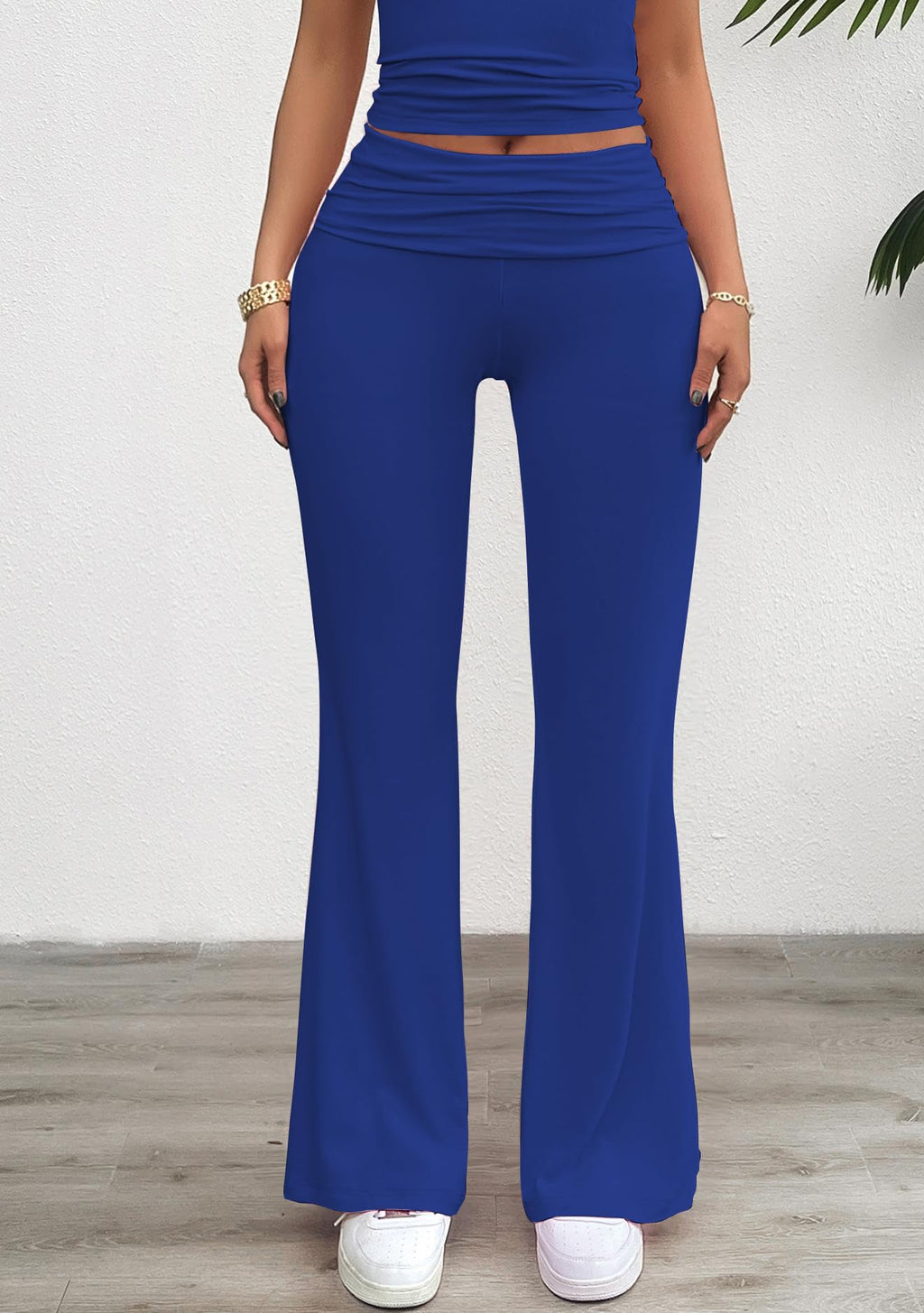 Nismruc Lounge Pants Women Casual Petite Comfy Trousers Trendy Ladies Bottoms Royal Blue M