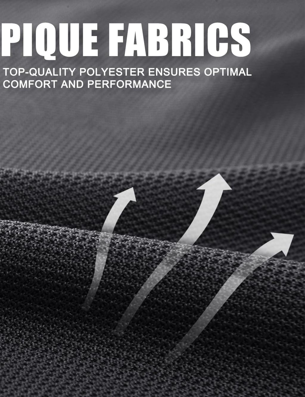 MAGCOMSEN Men's Polo Shirts Short Sleeve Golf Light Shirts Fishing Shirts Pique Tactical Shirts Grey XL