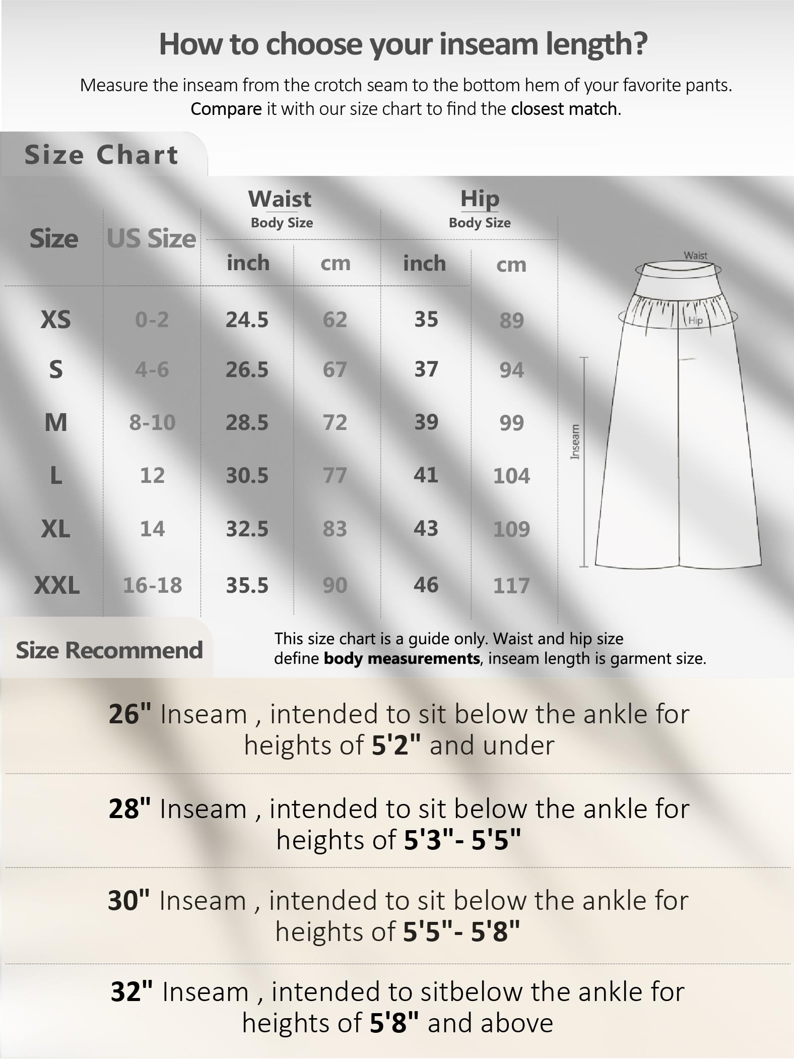 ODODOS Women's Wide Leg Palazzo Lounge Pants with Pockets Light Weight Loose Comfy Casual Pajama Pants-30 inseam, Light Beige, XX-Large