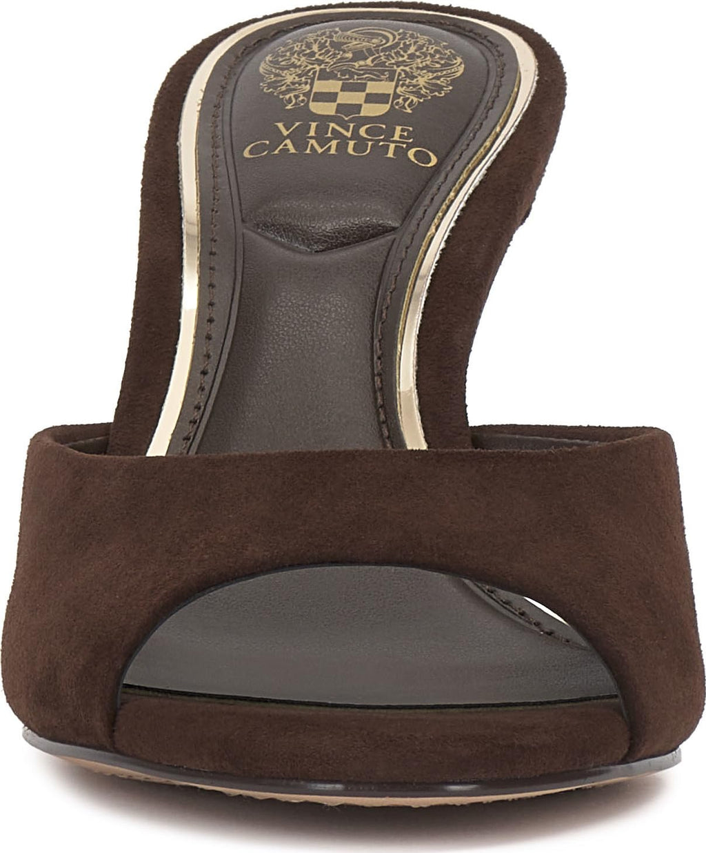 Vince Camuto Women's Prynn Heeled Sandal, Brownie Suede, 8