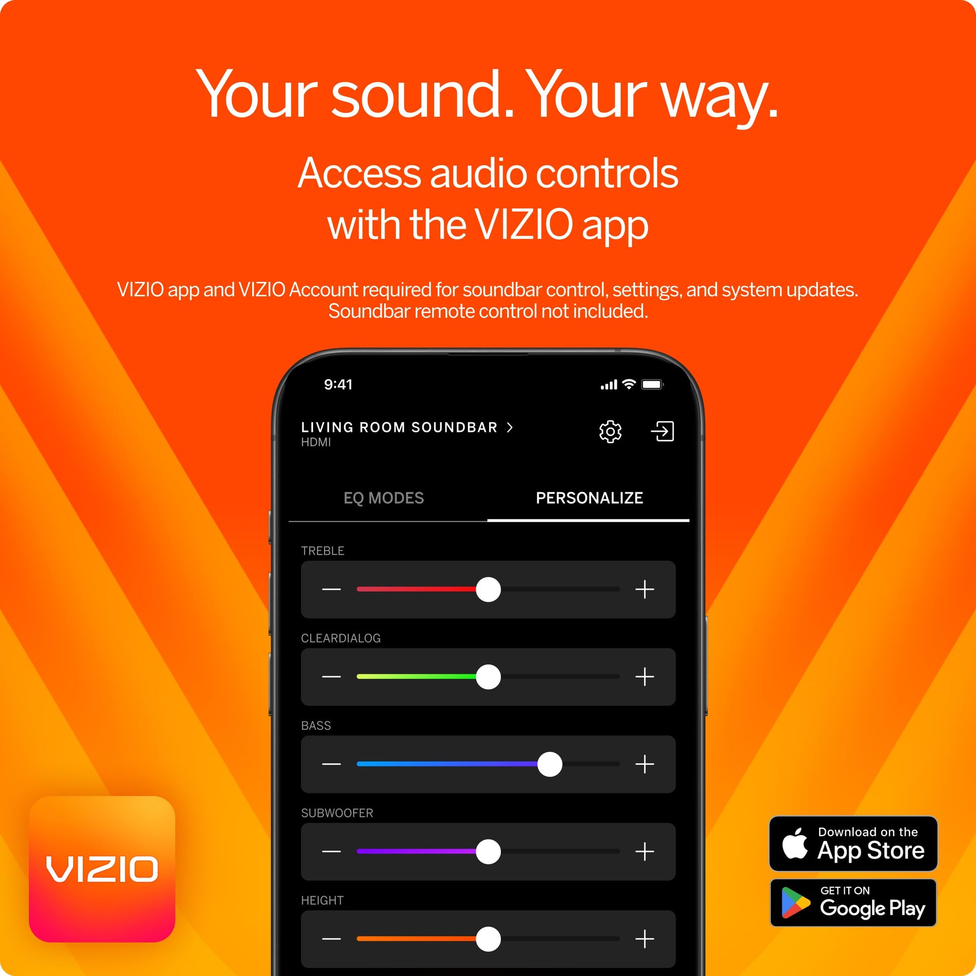 VIZIO 5.1 Soundbar SE, Wireless Subwoofer, Surround Sound w/Dolby Atmos & DTS:X, Bluetooth Speaker, QuickFit™ Compatible – SV510X-08 (New, 2024 Model)