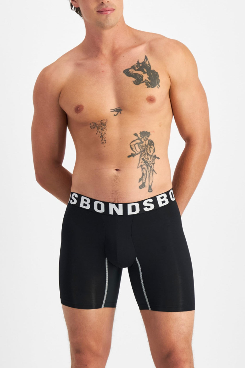 Bonds Men's Underwear Anti-Chafing Boxer Briefs Pack, Chafe Off Men's Boxer Briefs, Viscose/Bamboo Underwear for Men, 3-Pack