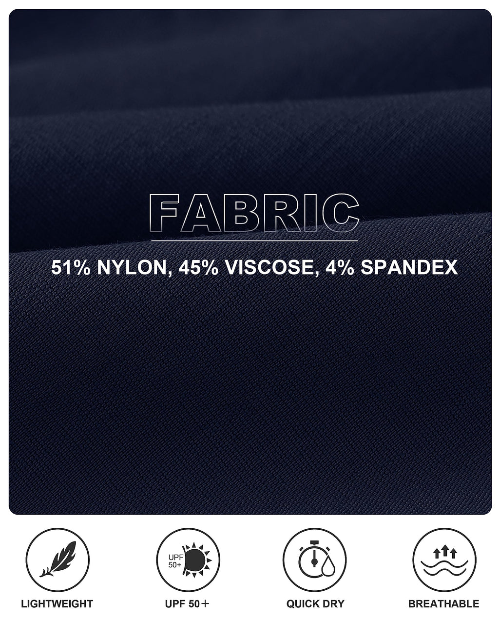 MoFiz Women's Hiking Capris Pants Lightweight Quick Dry Athletic Casual Outdoor Cargo Pants for Women Navy M