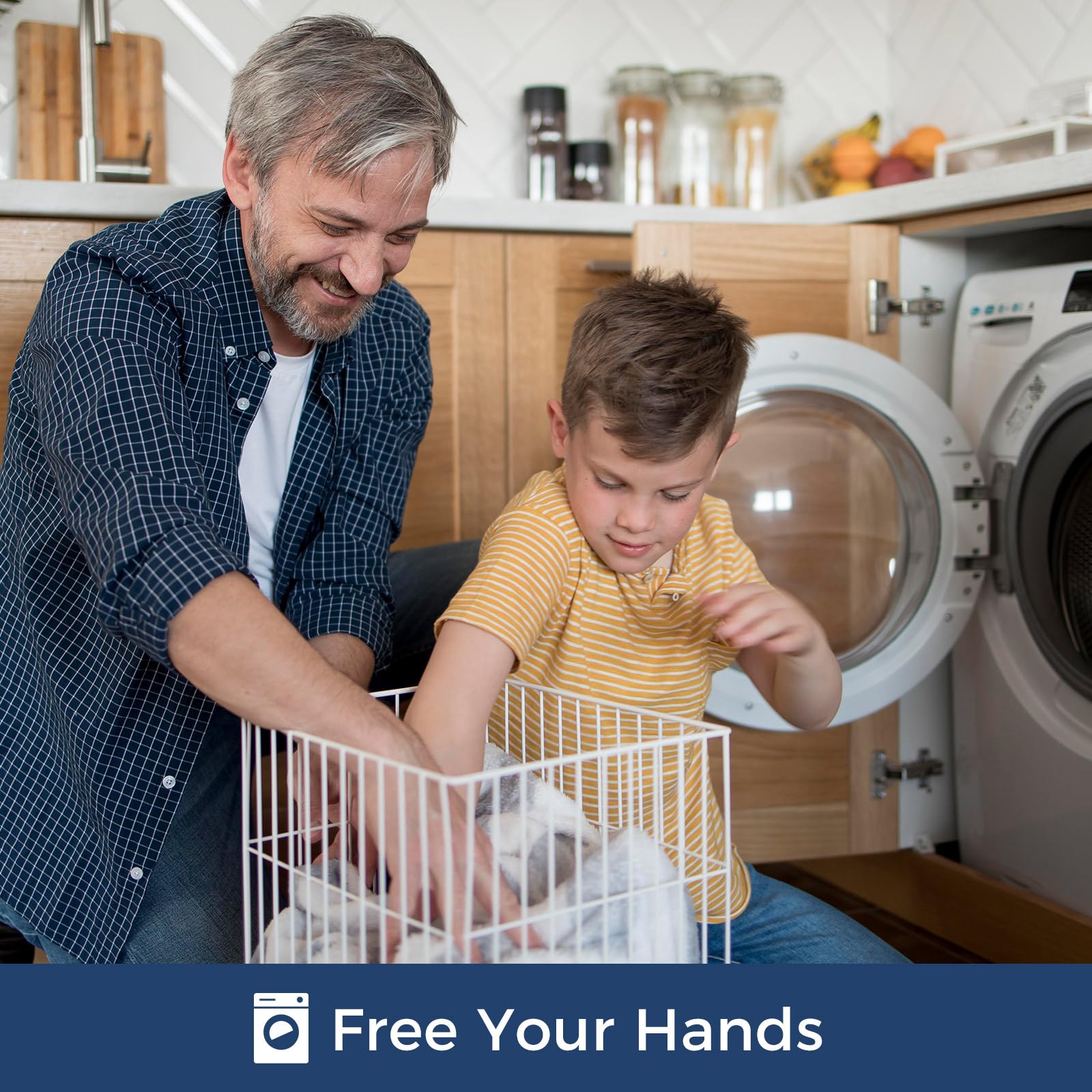 MERRIMAC Men's Slip on Slippers Comfy Memory Foam Non Slip Indoor House Shoes Black,10-11 US