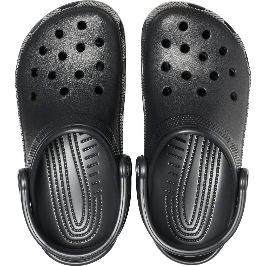 Crocs Unisex-Adult Classic Clogs, Black, 9 Men/11 Women