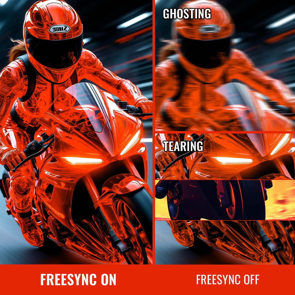 SANSUI Gaming Monitor, 24 Inch 200Hz 180Hz, FHD 1080P 1ms 110% sRGB Computer Monitor, HDMI DP Ports VESA Support for Game Office (HDMI Cable Included ES-G24F4H)