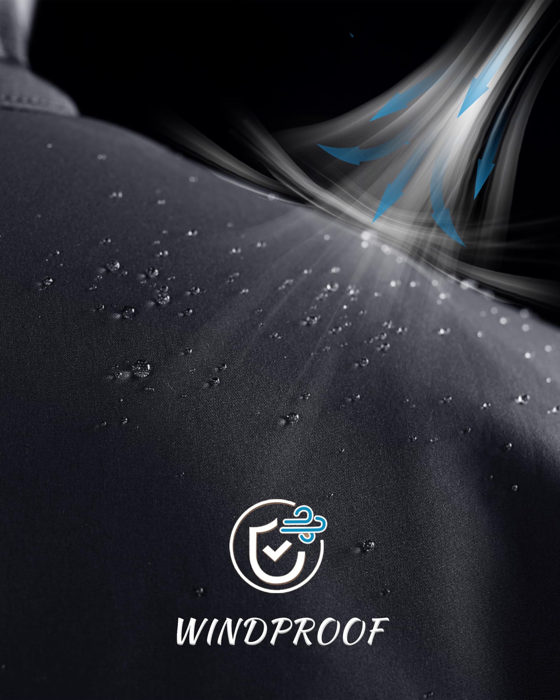 MAGCOMSEN Mens Tactical Jacket Warm Fleece Lined Softshell Jacket Stand Collar Windbreaker Outwear Black XL