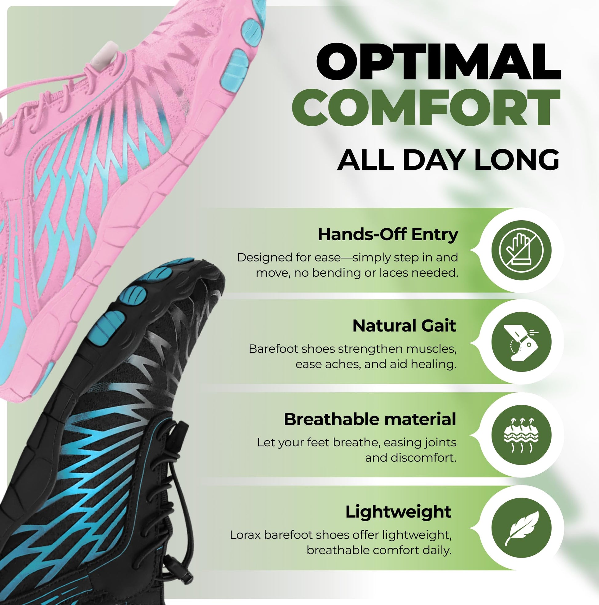 Hike Footwear Lazuli Pro HF - Healthier and Comfortable Feet with Barefoot Shoes, Non Slip Breathable, Natural Walking Experience, Unisex