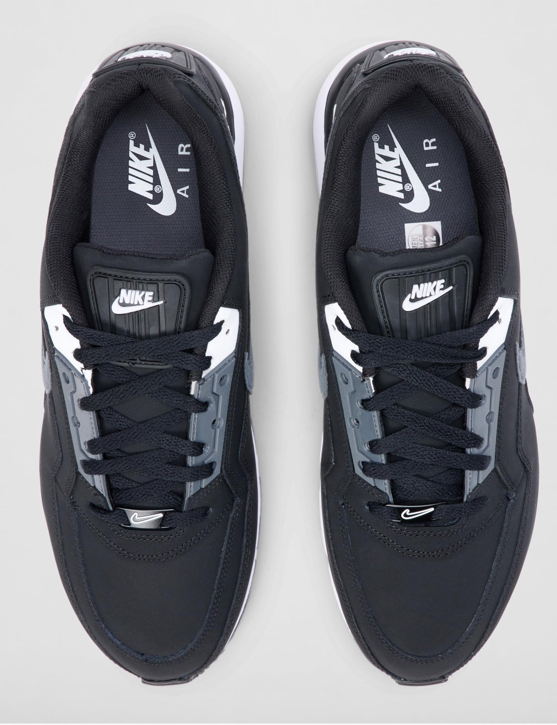 Nike Men's Air Max Ltd 3 Sneaker, Black/Dark Grey/White, 6