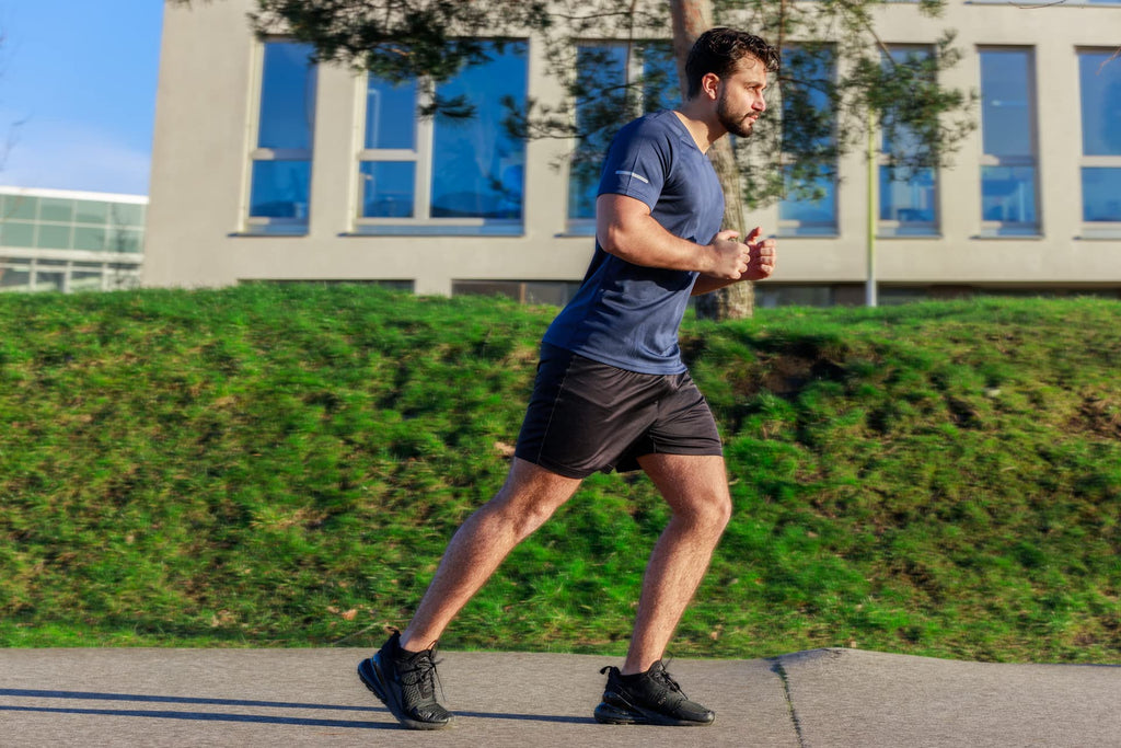 frueo Men’s 3 Pack Sport T-Shirt, Cool Dry Breathable Short Sleeve Mesh Fitness Shirt, Workout Gym Running Top,520,Black Gray Navy,5XL