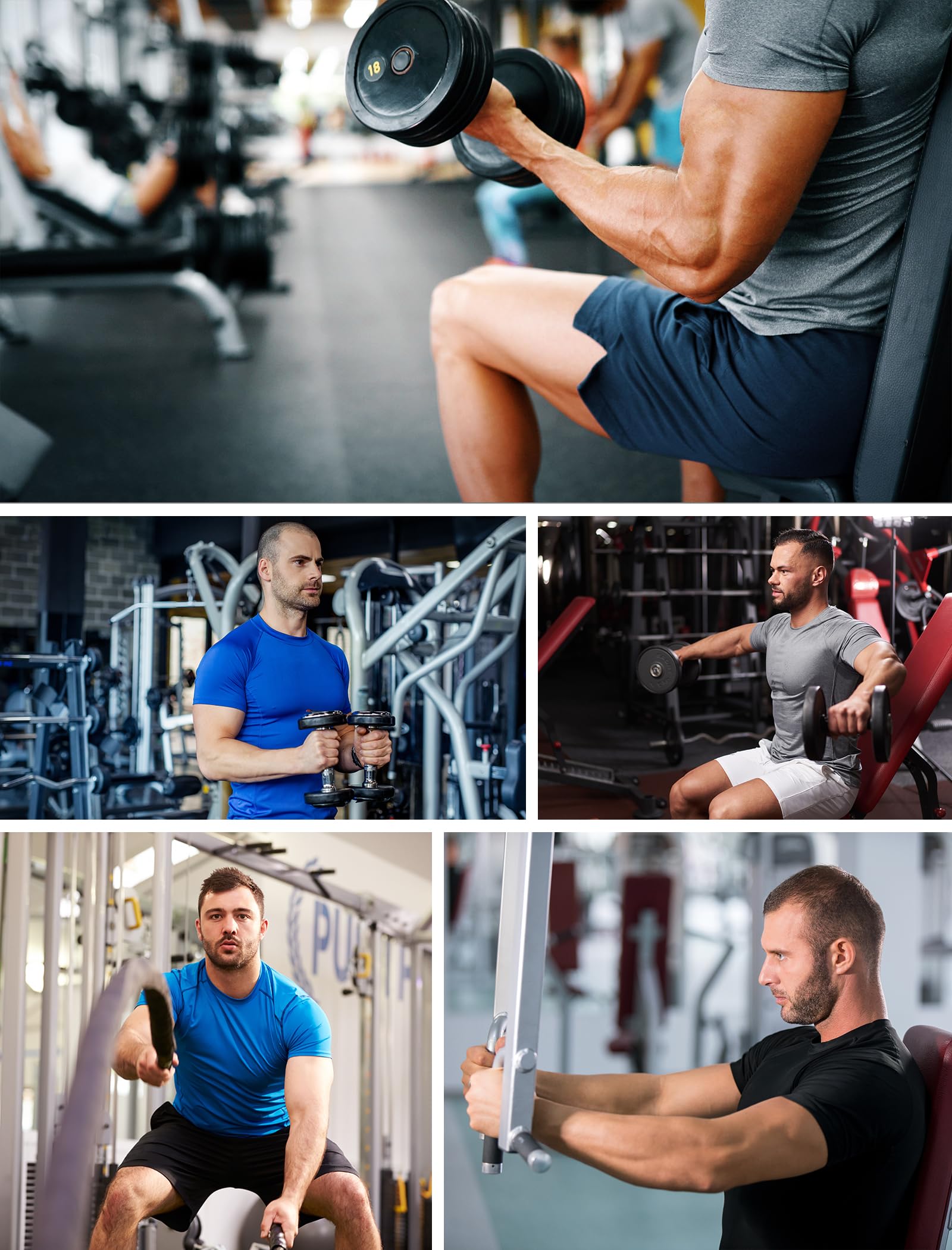 Youper Elite Men's Compression Short-Sleeve T-Shirt, Sportswear for Football, Exercise & Fitness (Medium, Black)