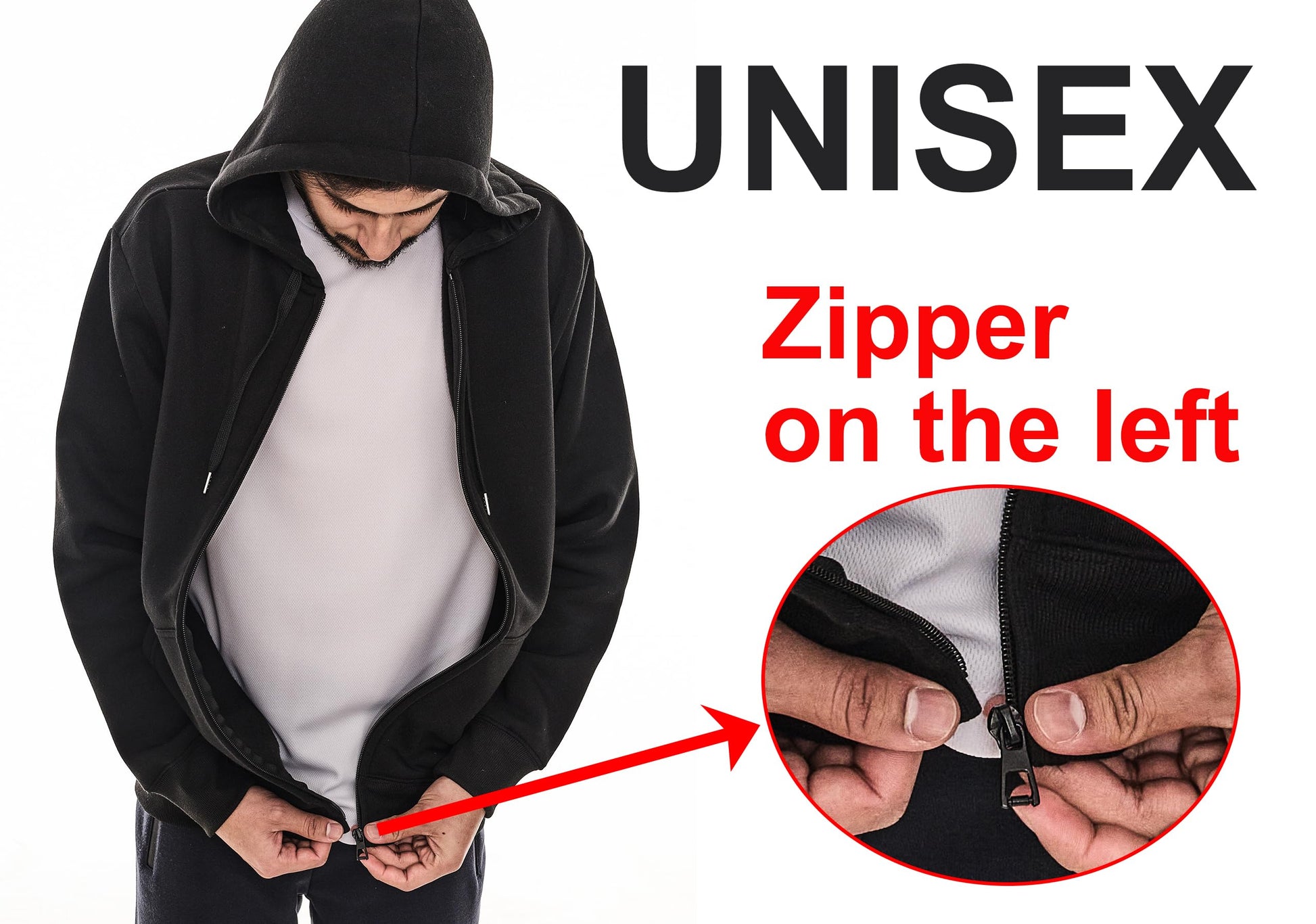 WHITE PEAK TRADING COMPANY 3 Pack Mens Fleece Hoodie Long Sleeve Lightweight Athletic Workout Sweatshirt for Men with Pockets