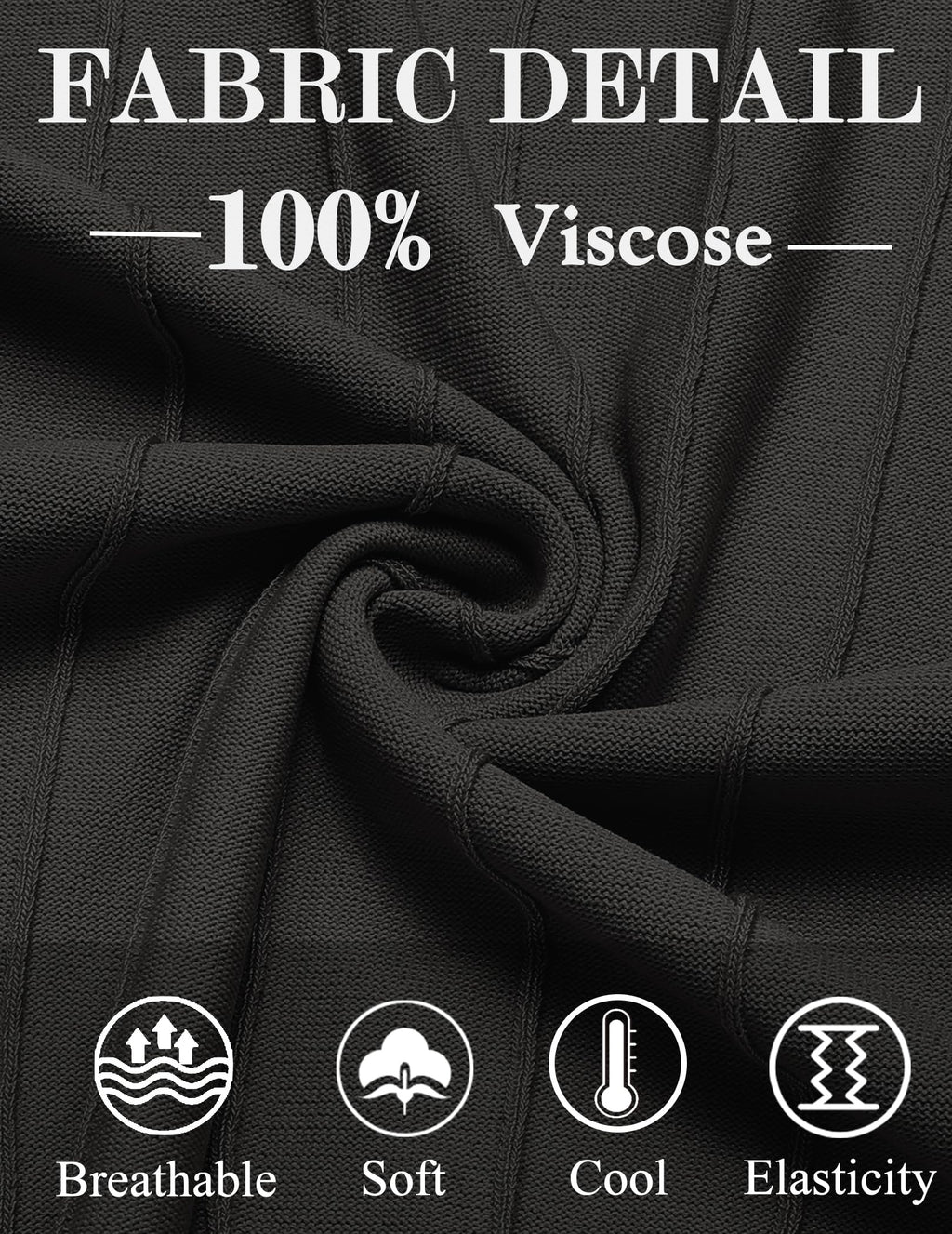 COOFANDY Mens Dress T Shirts Summer Short Sleeve Sweater Shirt Knitted Crewneck Tee Shirt Black