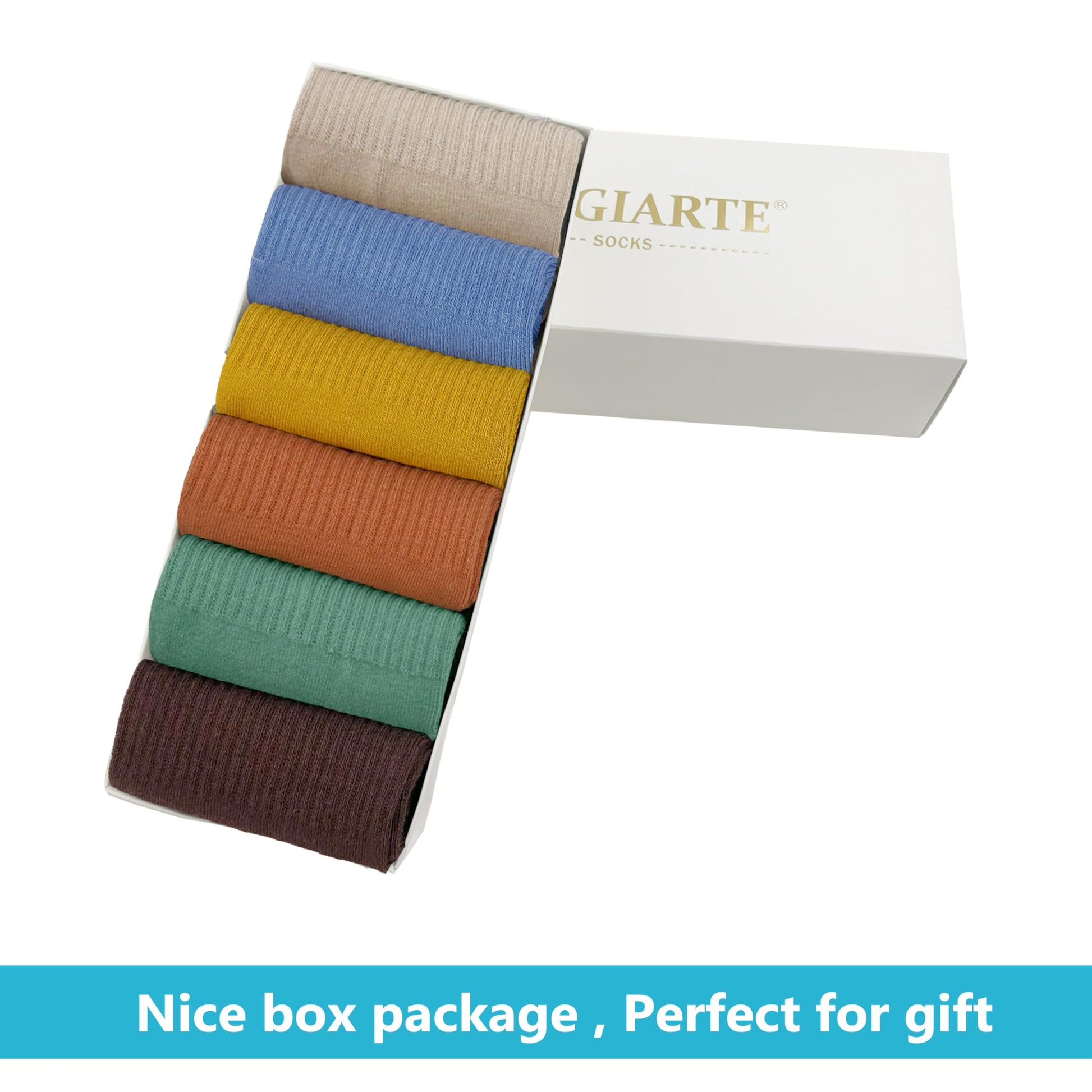 MAGIARTE Mens Mini Crew Above Ankle Pure Cotton Athletic Casual Multicolor Running Socks for men 6 Pack(Color#04L)