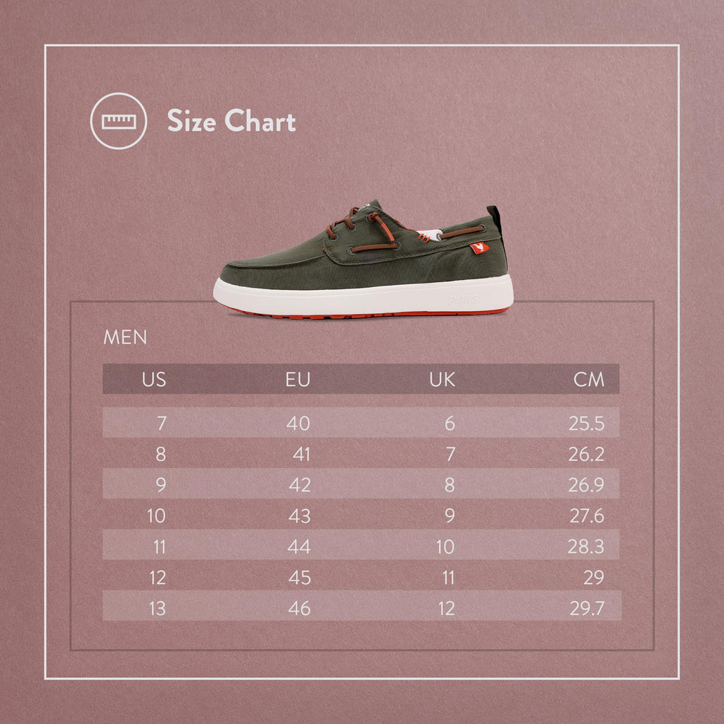 PITAS Men’s Maui Boat Shoes | Casual Slip-On Loafers for Men | Ultralight & Breathable Slip On Shoes | Khaki | Size 12