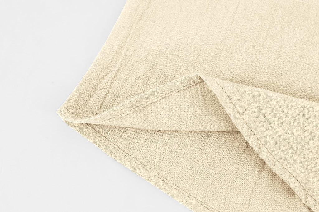 Ryannology Mens Linen Shirts Henley 3/4 Sleeve Casual Cotton T-Shirt Regular-Fit Lightweight Beach Yoga Tunic Tops