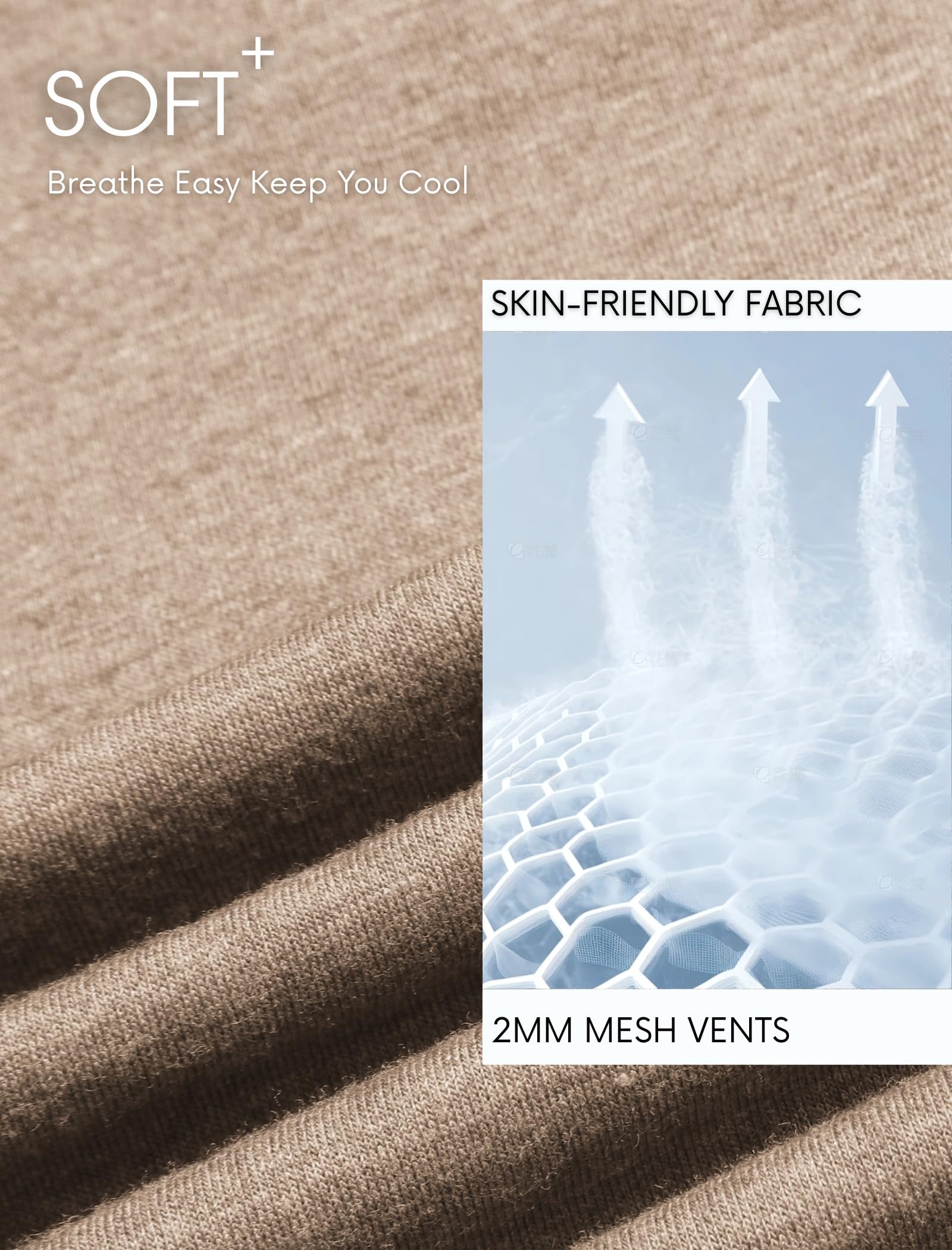 PINSPARK Men's Active Long Sleeve Hoodie Pullover Lightweight Sweatshirts Quick Dry Running Hiking Shirts Khaki