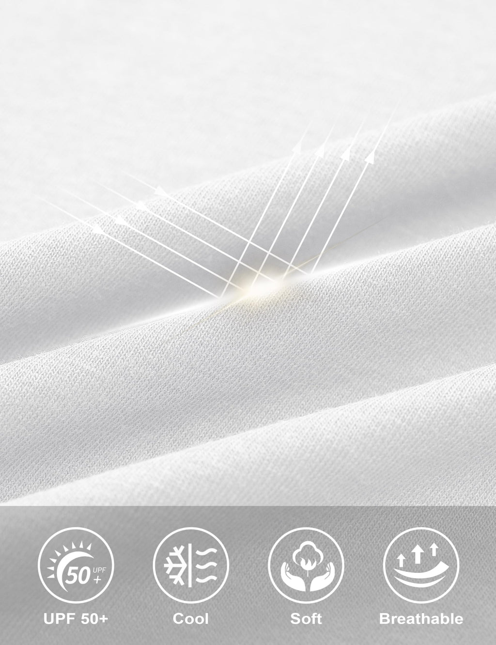 MAGCOMSEN Women's T Shirts Short Sleeve V Neck Shirts Casual Basic Tee Tops Summer Fashion Outfits UPF 50+ White XL