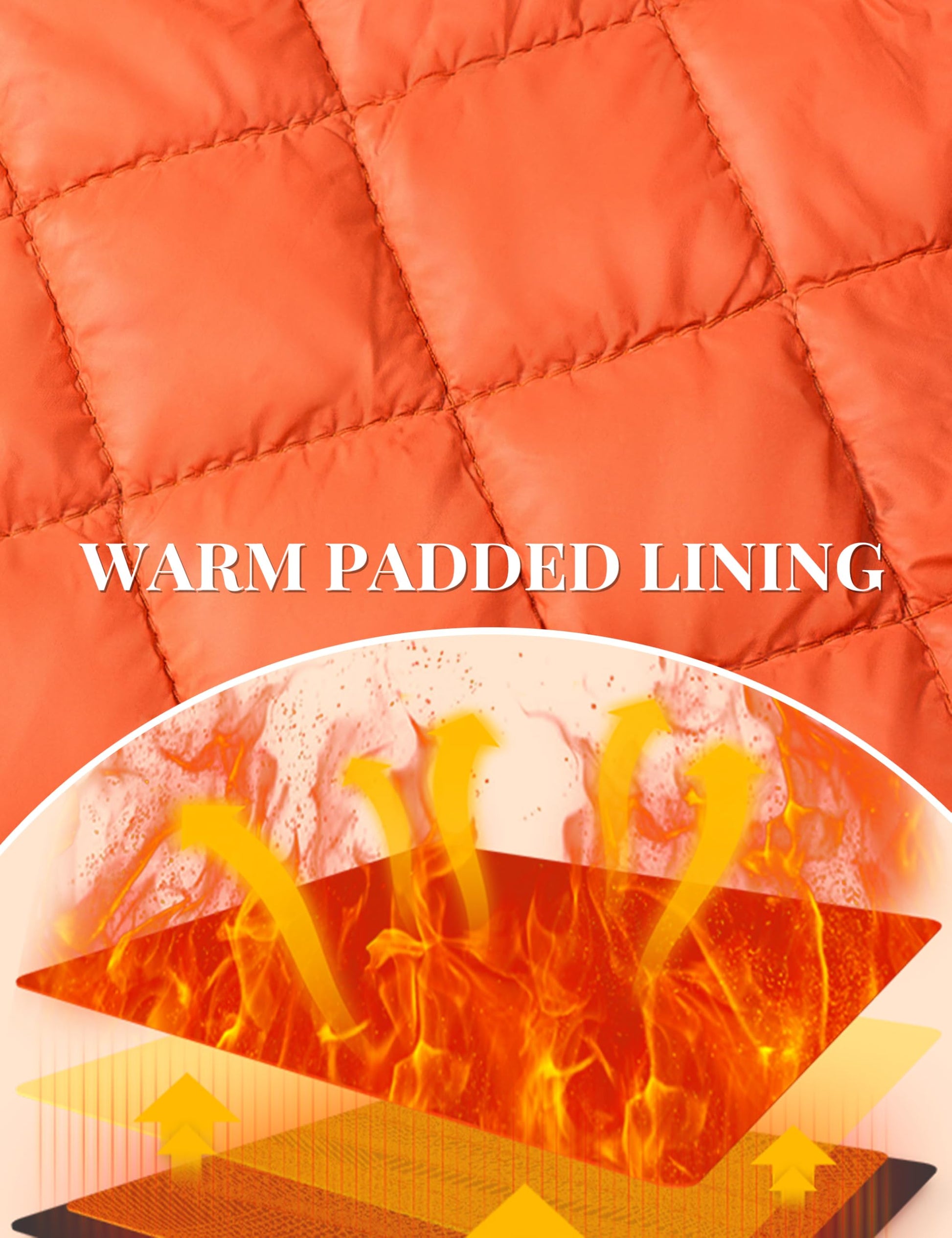 TACVASEN Men's Jackets Full Zip Up Winter Warm Fleece Liner Work Coats Outwear White, XL