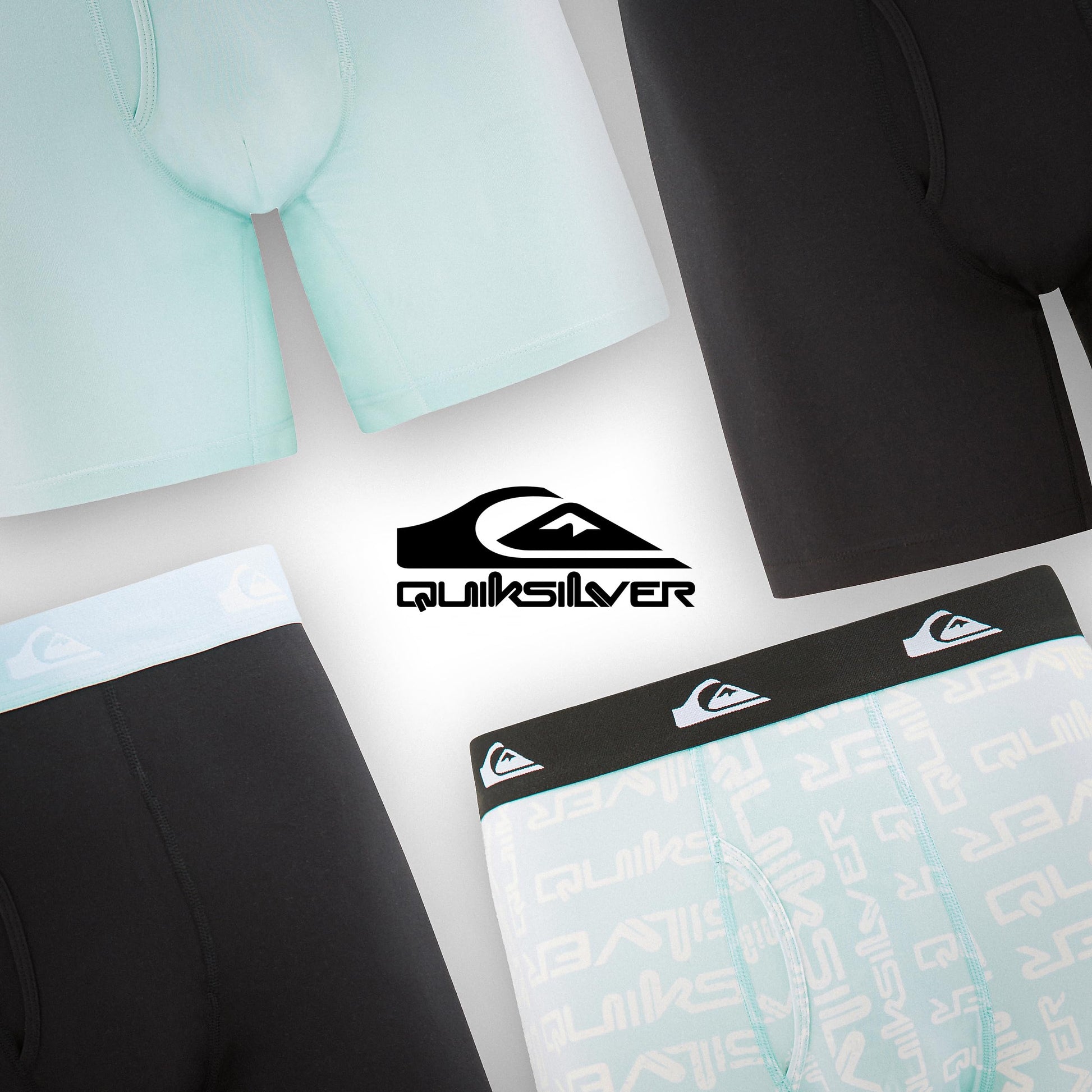 Quiksilver Mens Underwear 4 Pack Boxers for Men Supersoft Brushed Polyester Mens Boxer Briefs