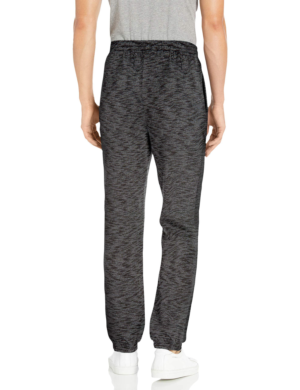 Amazon Essentials Sweatpants for Men, Charcoal Space Dye Fleece, Closed Bottom, XX-Large (Available in Big and Tall)