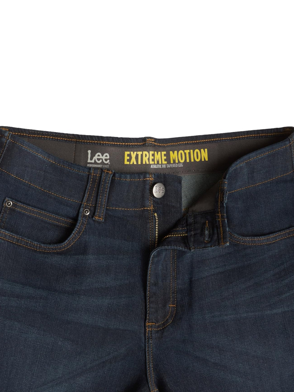 Lee Men's Extreme Motion Athletic Fit Tapered Leg Jean Blue Strike 34W x 30L