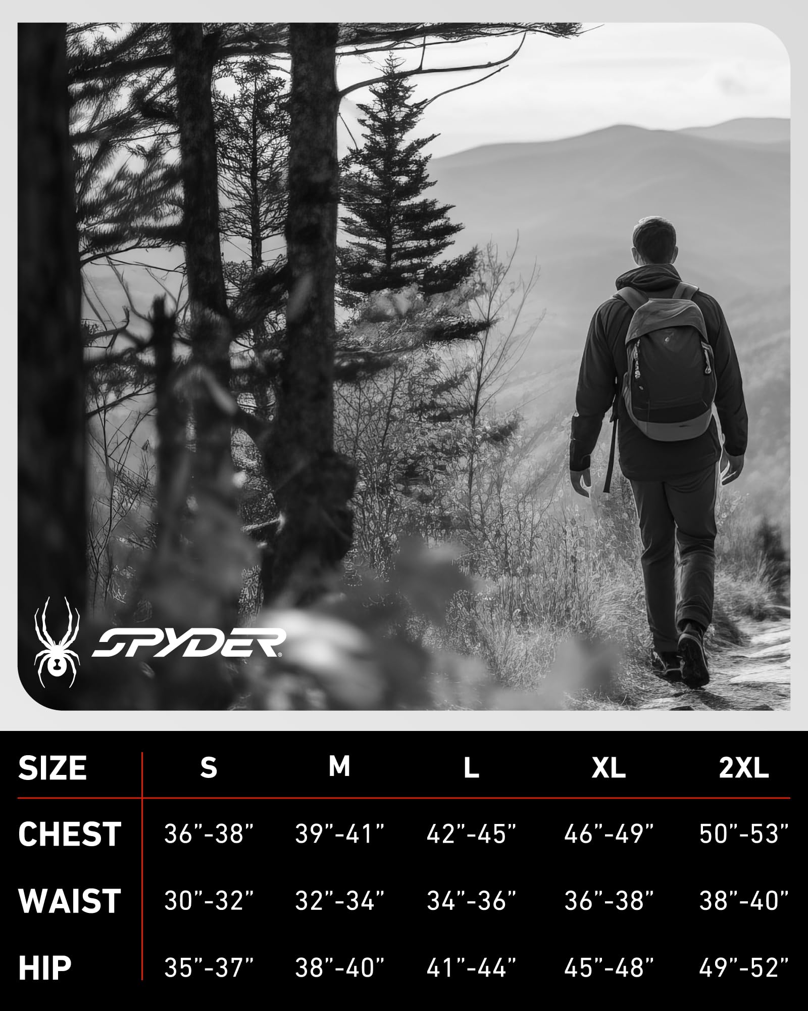 Spyder Mens Zip Up Hoodie - UPF30+ Super Soft Fleece Sweatshirt, Warm Athletic Hoodies for Men with Secure Zip Pockets (S-XL), Size Large, Jet Black