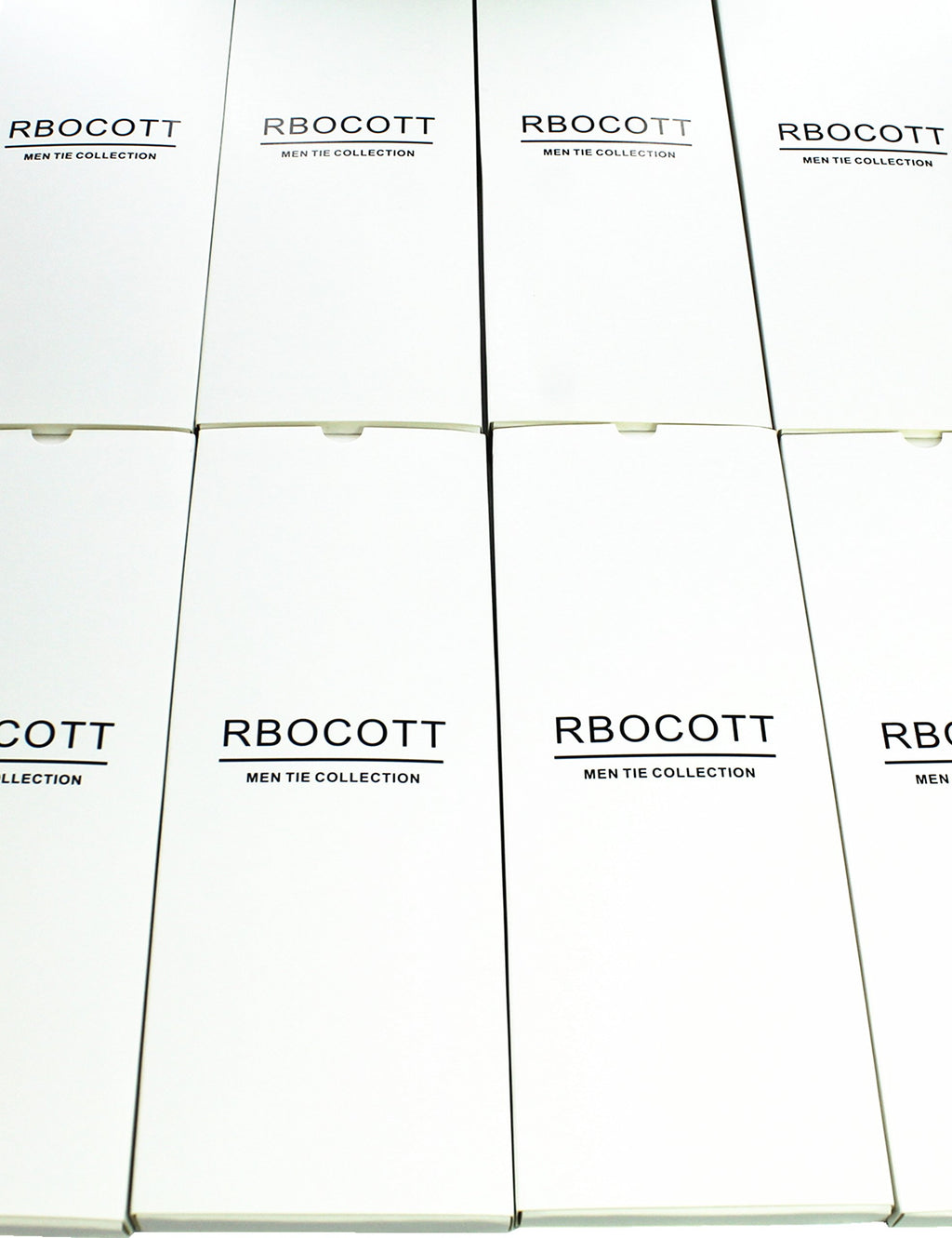 RBOCOTT Silk Black Tie Business Wedding Formal Necktie for Men (Black)