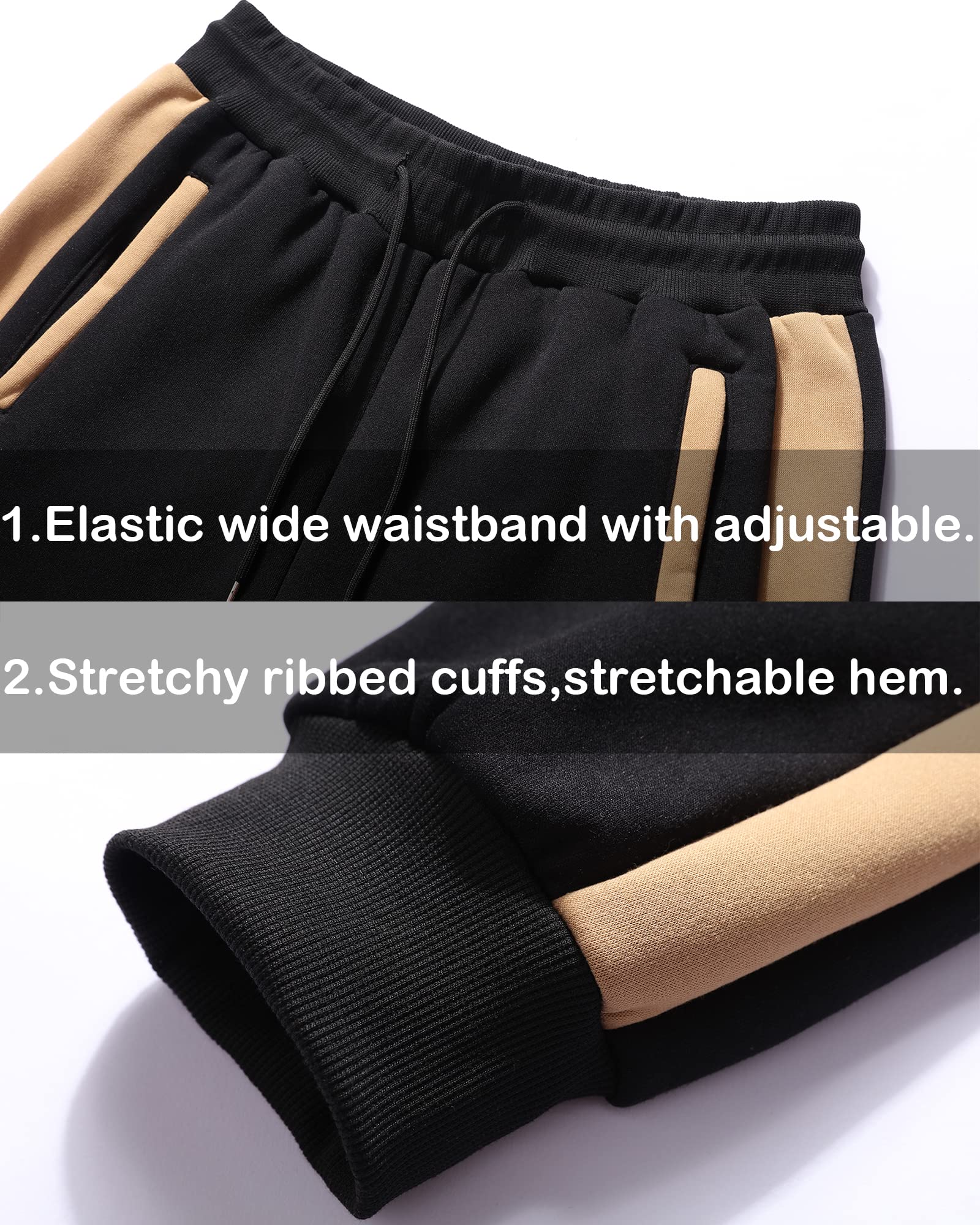 GXAMOY Men's 2 Pieces Tracksuits Running Sports Suits Drawstring Waistband Sweatsuit MoonBlueGray(TZ05) S