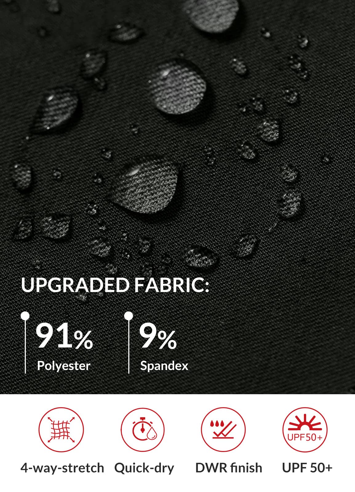 baleaf Women's 15" Hiking Shorts Long Bernuda Cargo Below The Knee Capris Lightweight Quick Dry Elastic Waist for Casual Black L