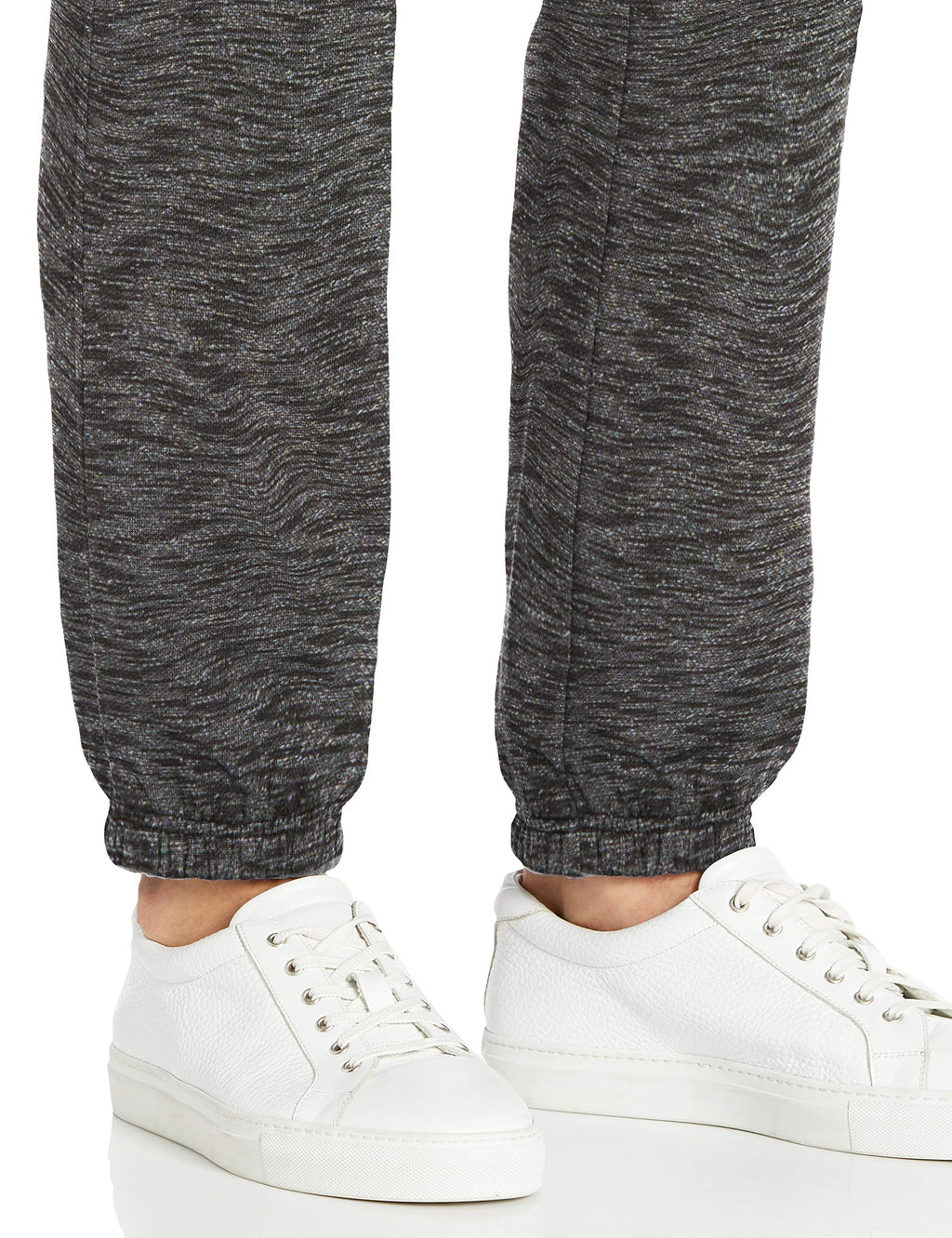 Amazon Essentials Sweatpants for Men, Charcoal Space Dye Fleece, Closed Bottom, XX-Large (Available in Big and Tall)