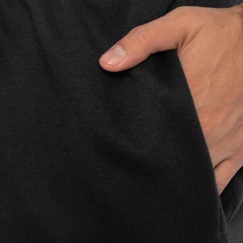 Fruit of the Loom Men's Eversoft Fleece Open Bottom Sweatpants with Pockets, Relaxed Fit, Moisture Wicking, Breathable, Black