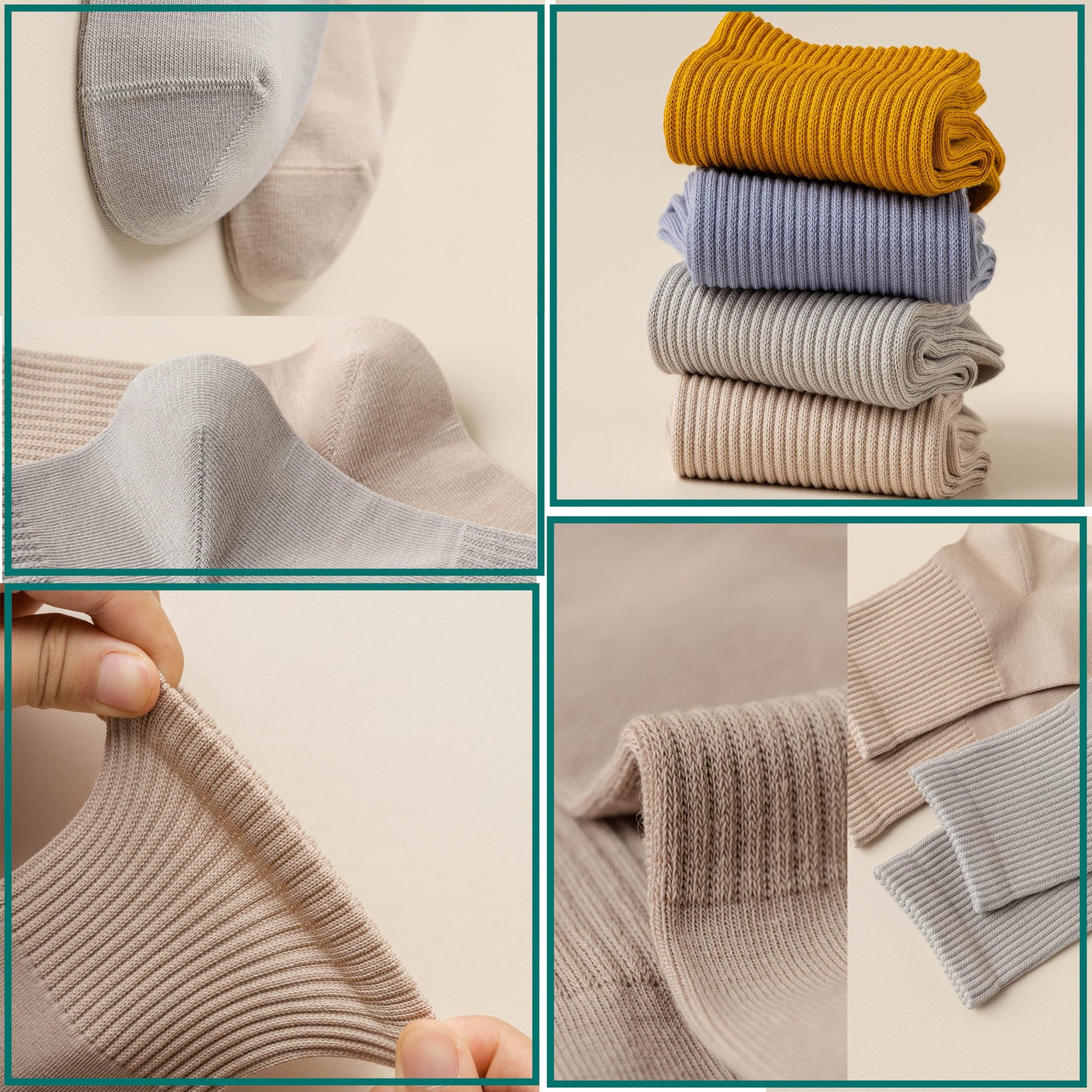 MAGIARTE Mens Mini Crew Above Ankle Pure Cotton Athletic Casual Multicolor Running Socks for men 6 Pack(Color#04L)