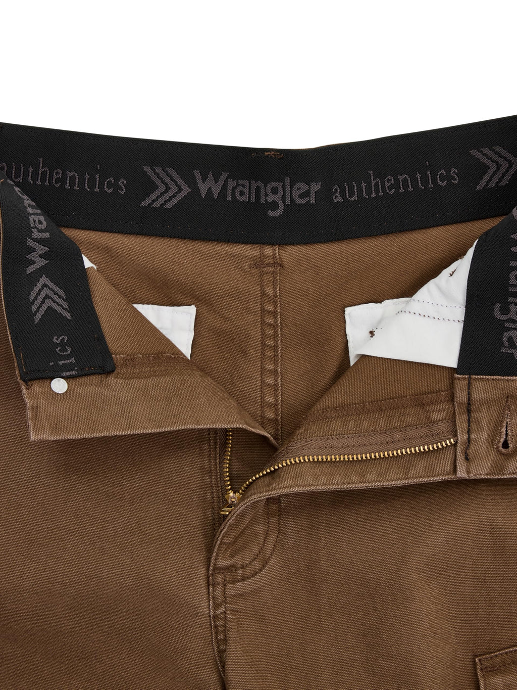Wrangler Authentics Men's Comfort Flex Waist Cargo Short, Dark Earth